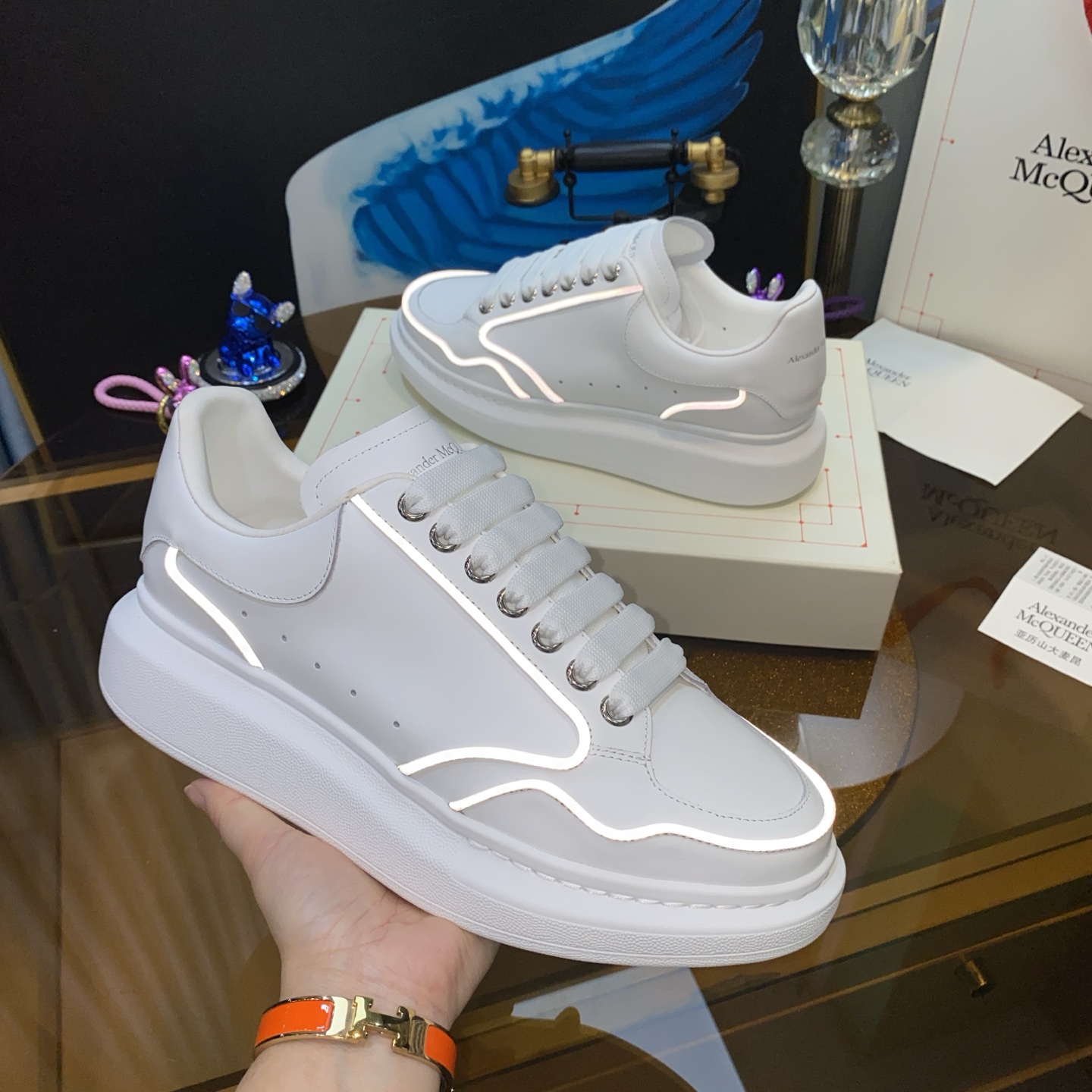 McQueen Runner Sneakers White