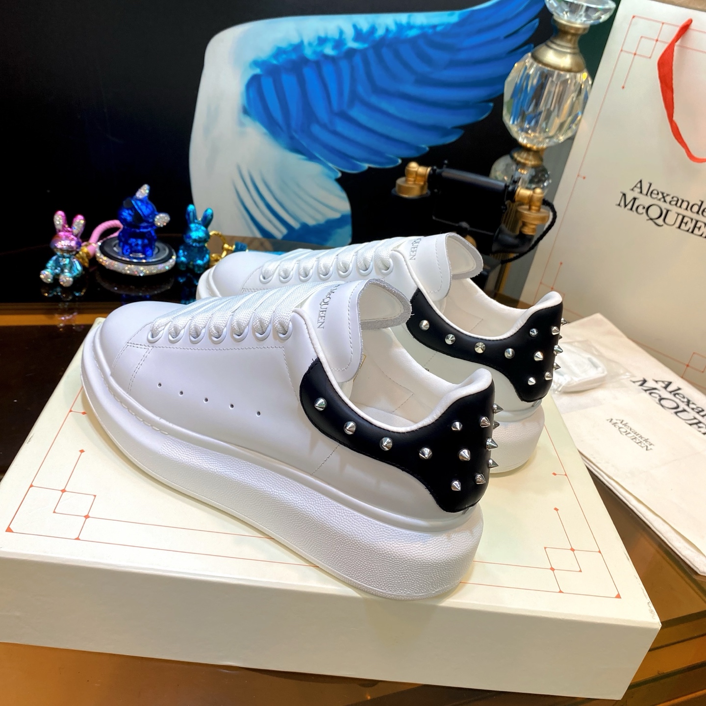 Alexander McQueen Stud White
