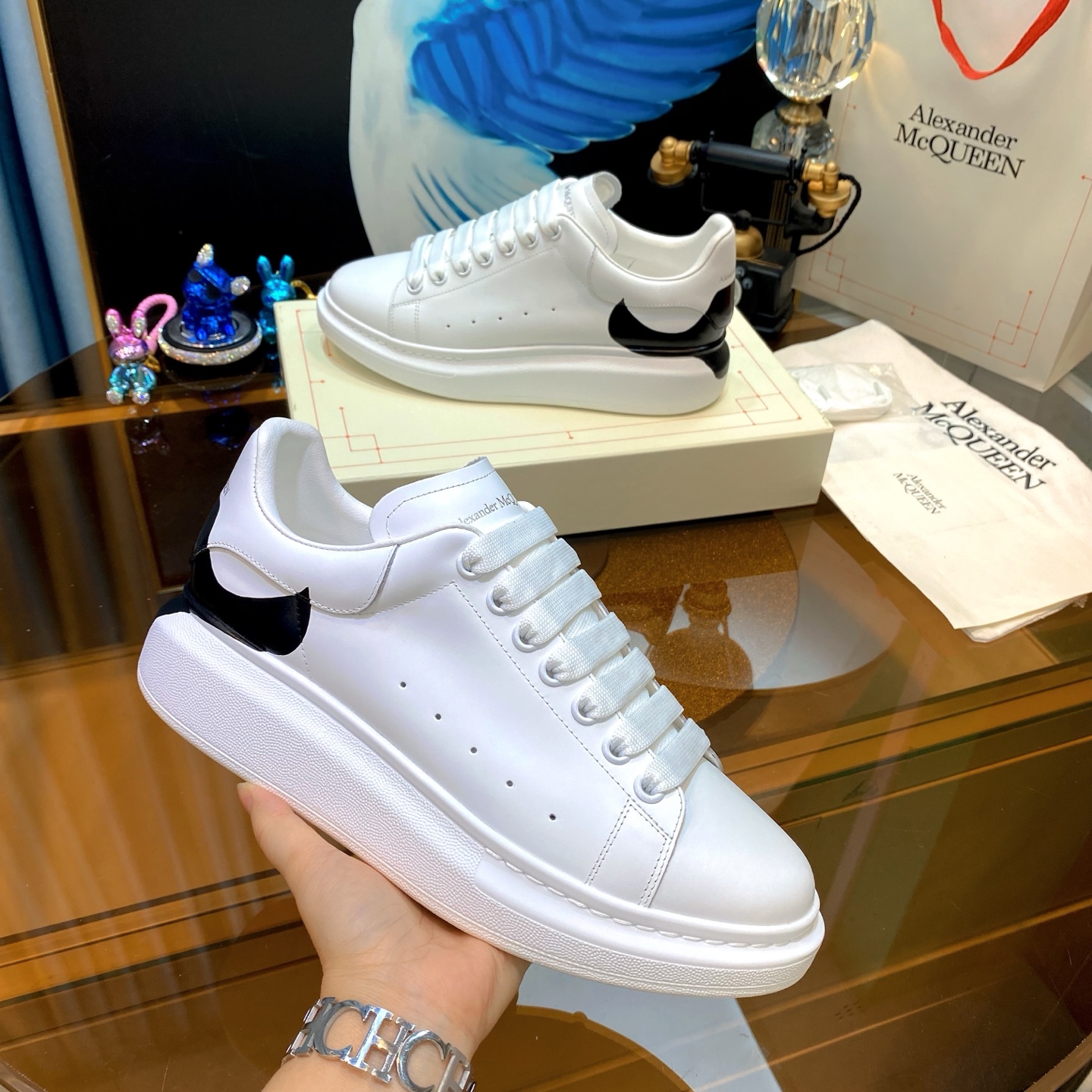 McQueen Chunky Sneaker White