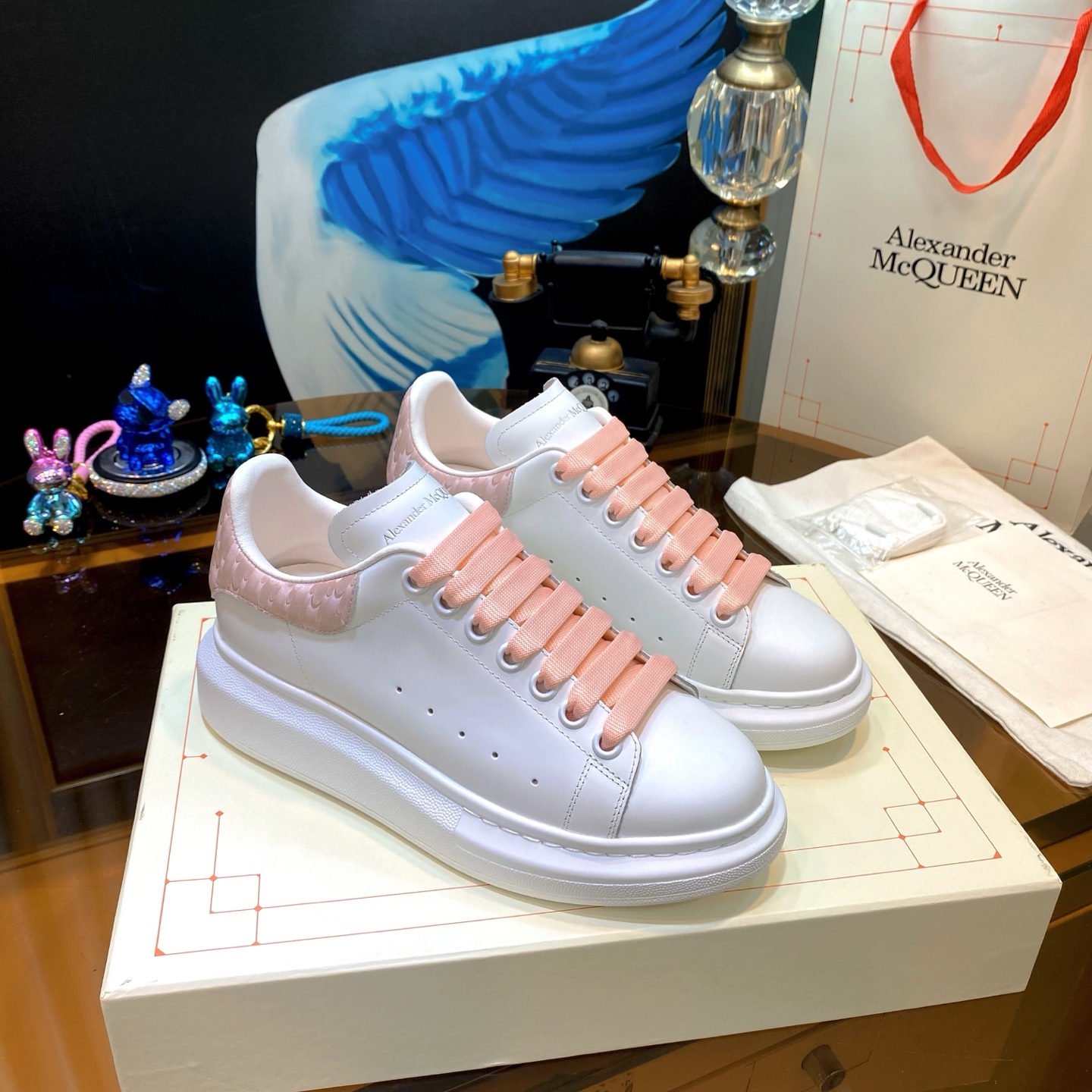 McQueen Sneaker White Pink
