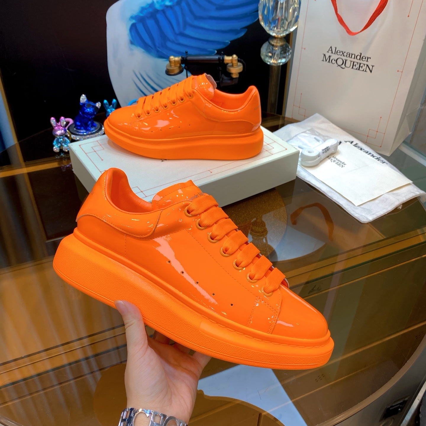 McQueen Chunky Sneaker Orange