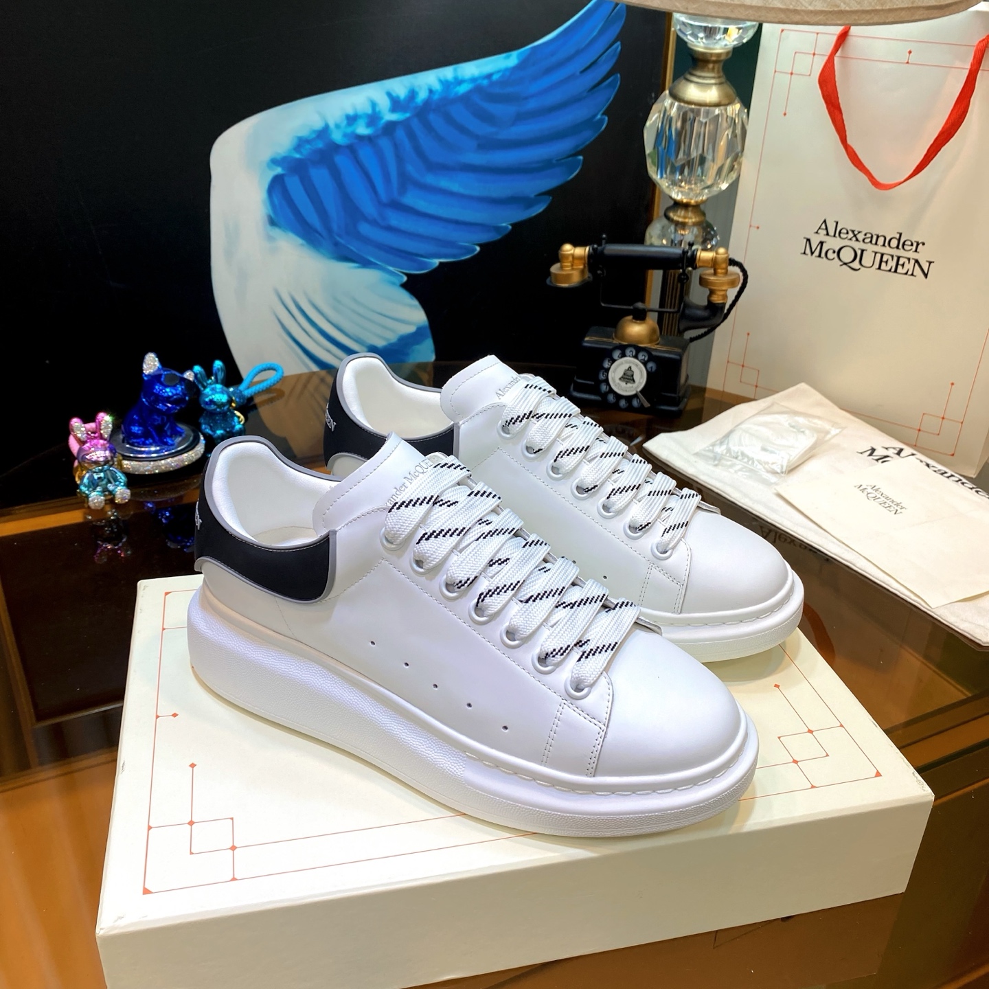McQueen Platform Shoes White