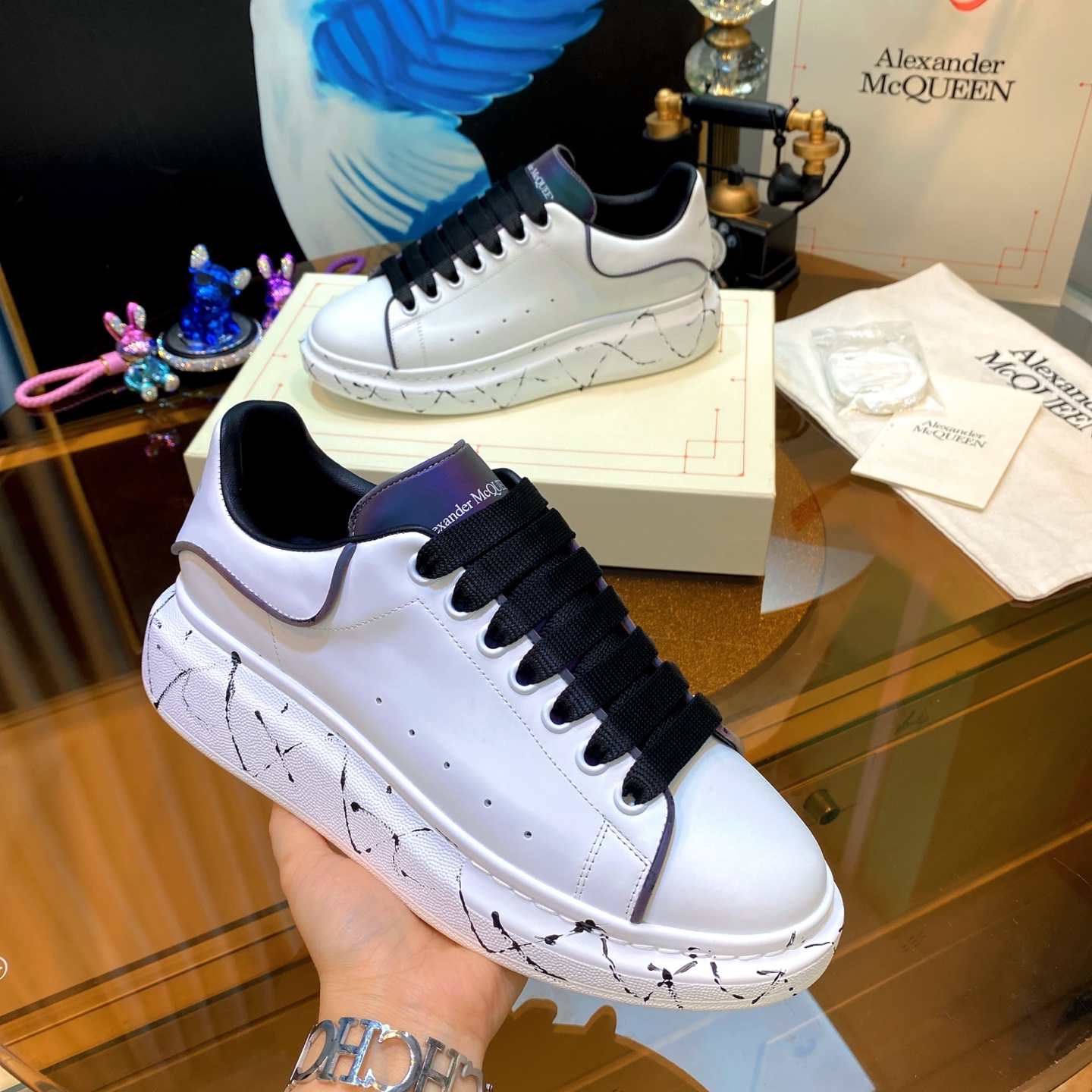 McQueen Chunky Sneakers White