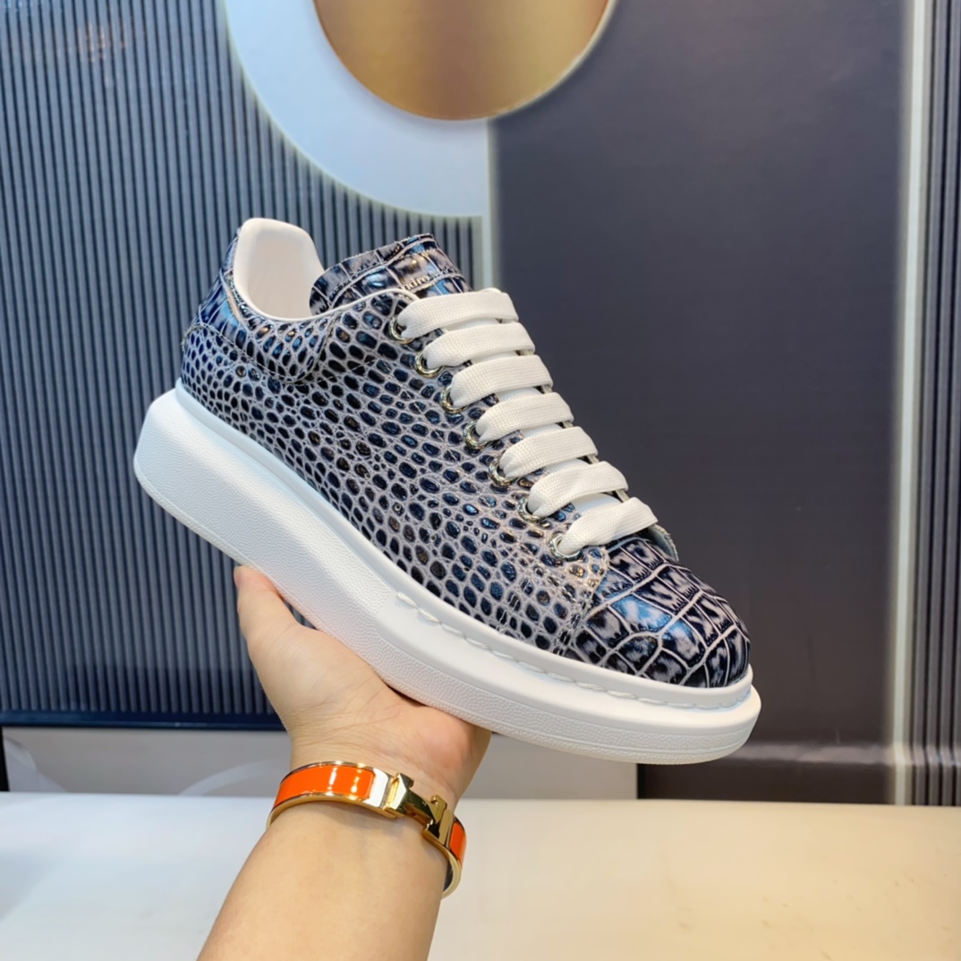McQueen Croc Sneakers Blue