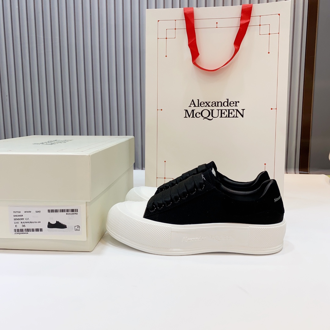 McQueen Platform Sneaker Black
