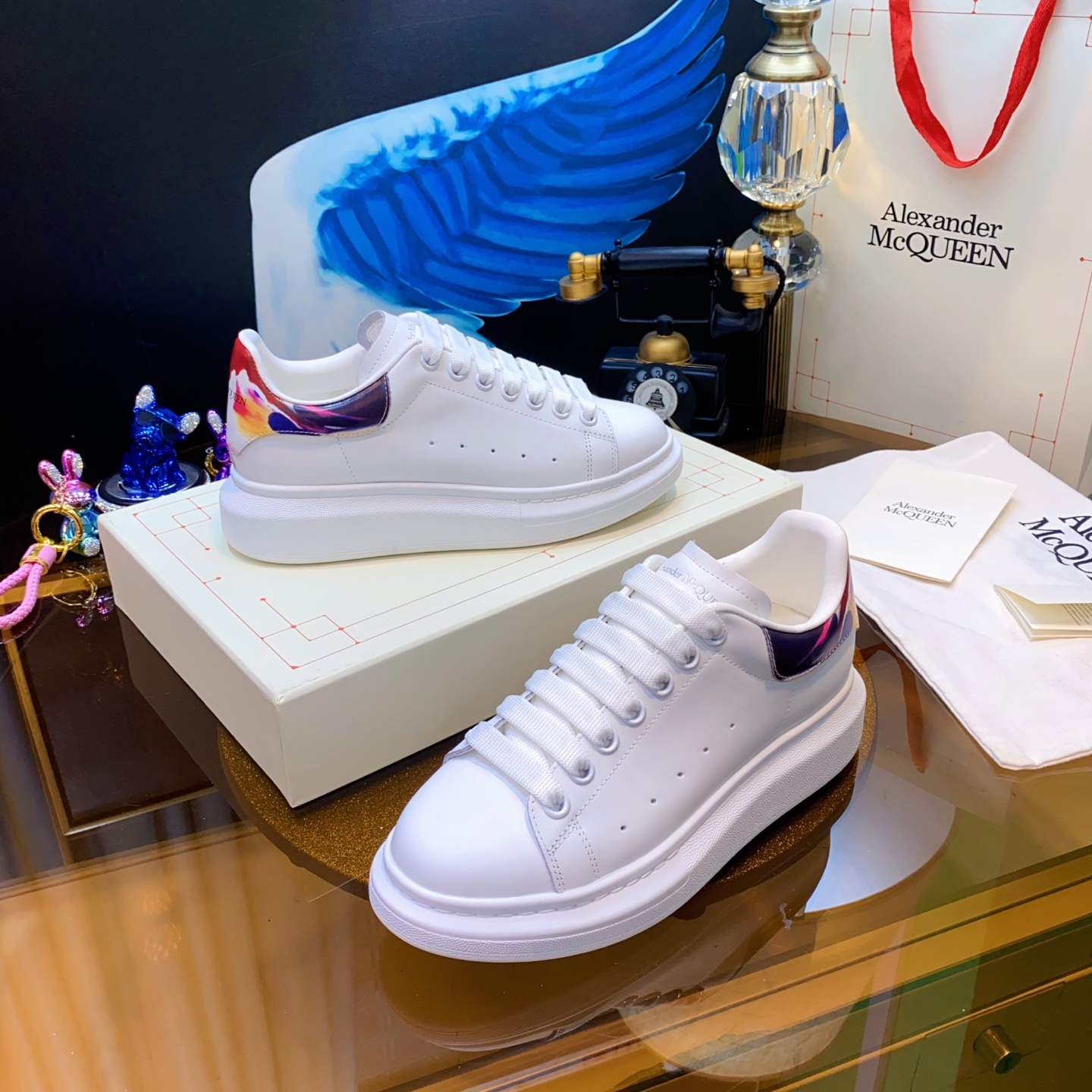McQueen Low Top Sneaker White
