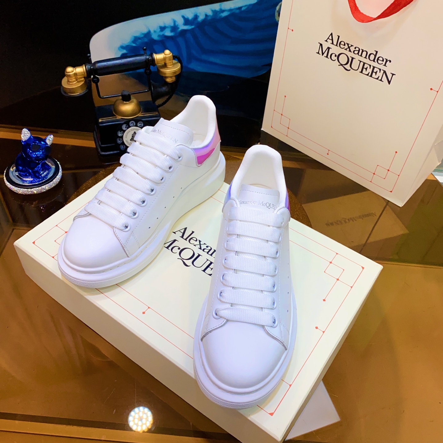 McQueen Sneaker White Multi