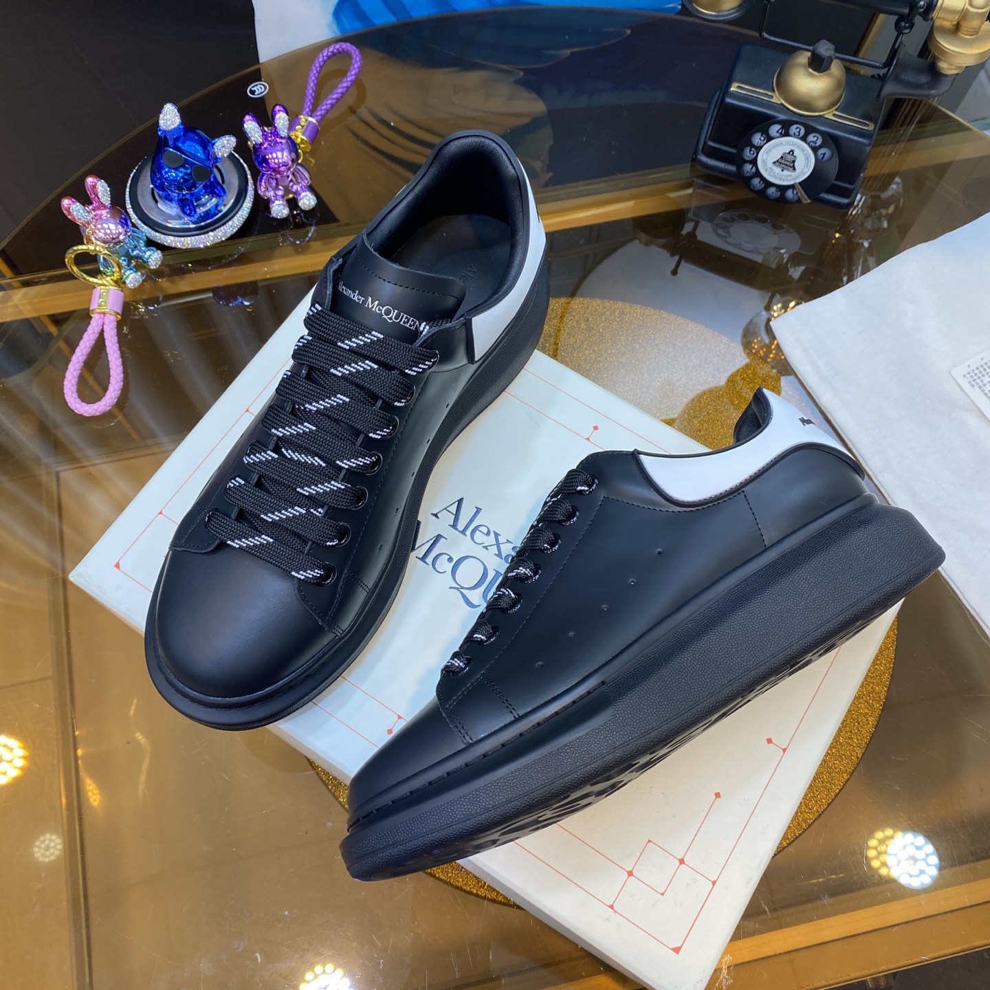McQueen Chunky Sneaker Black