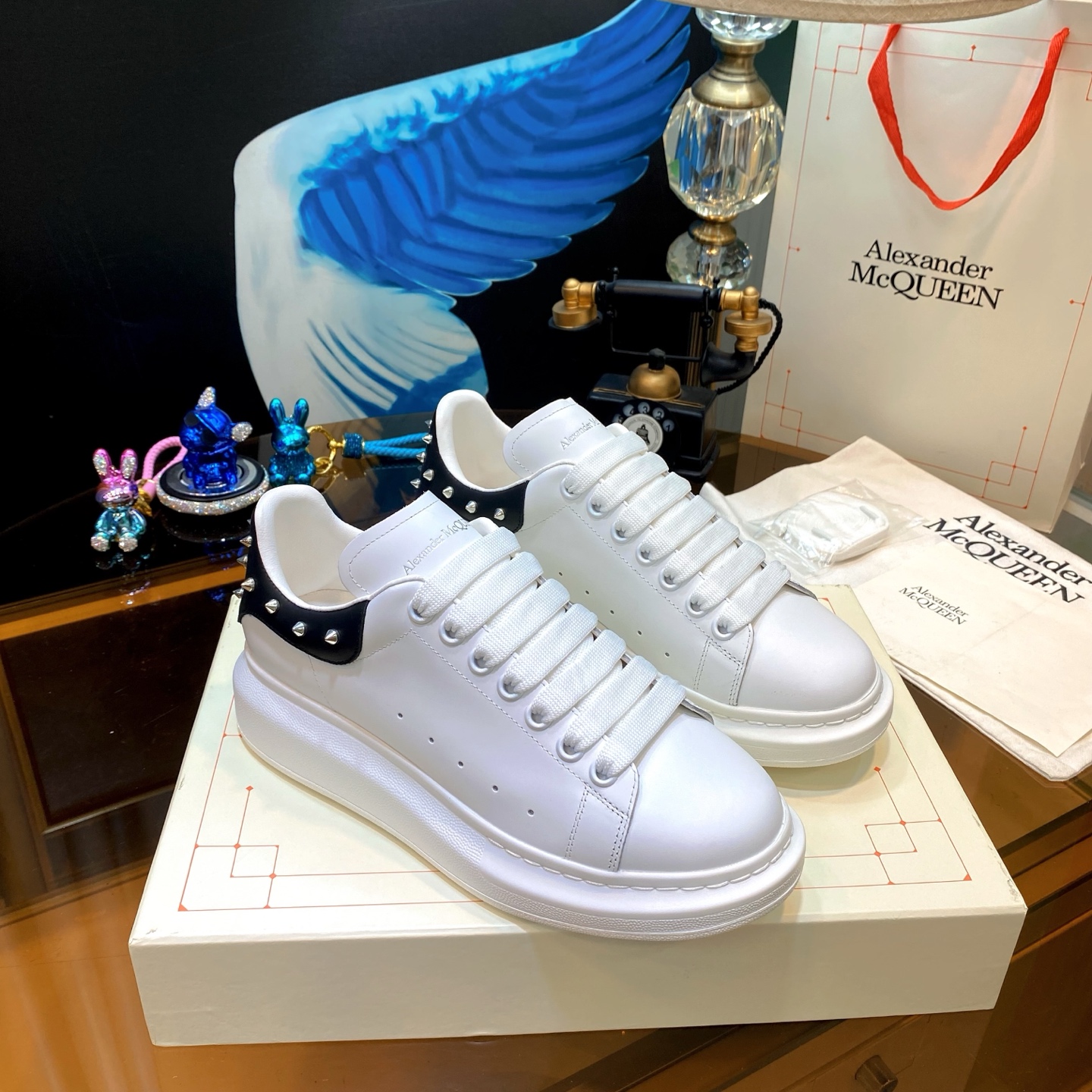 Alexander McQueen Stud White