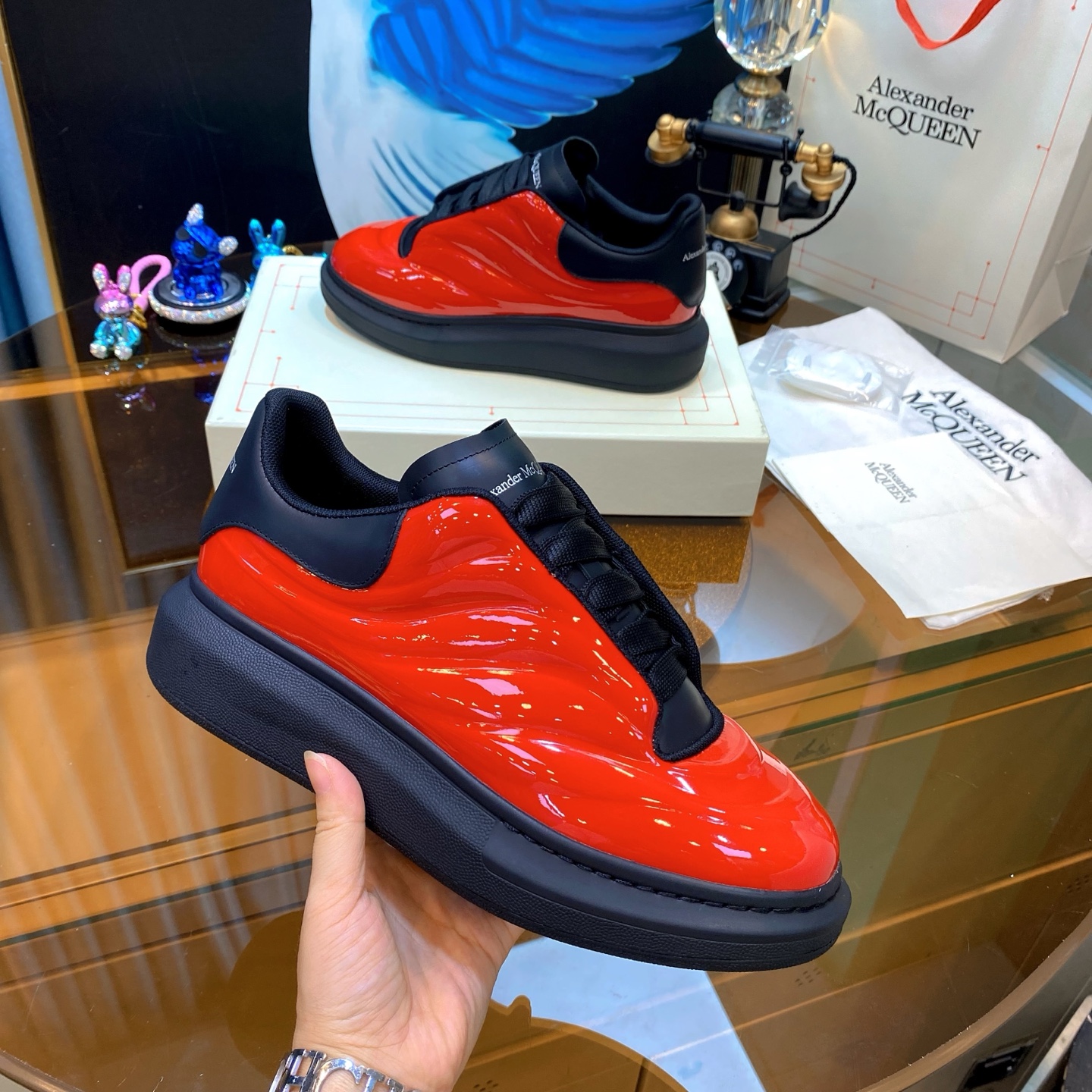 Alexander McQueen Sneakers Red