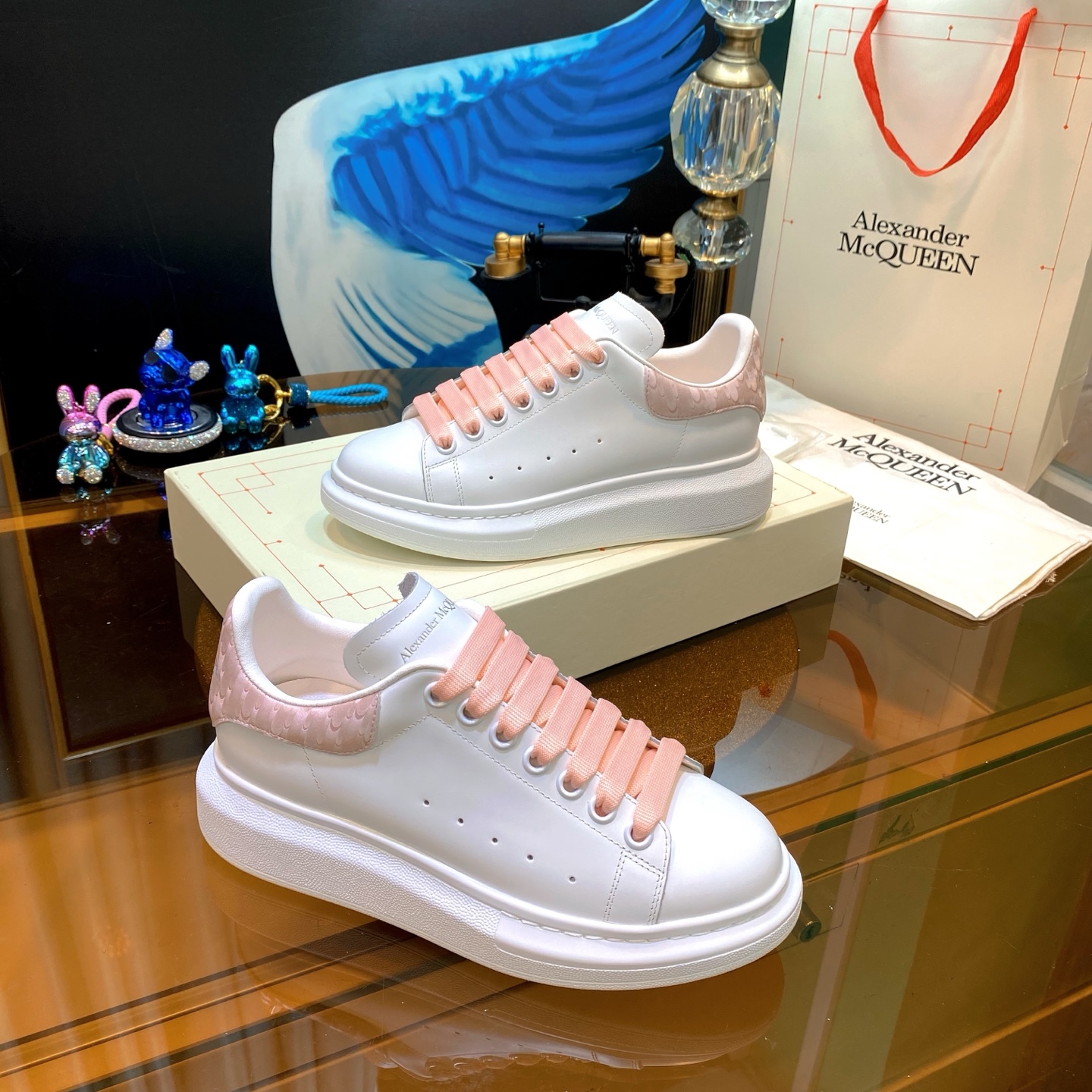 McQueen Sneaker White Pink