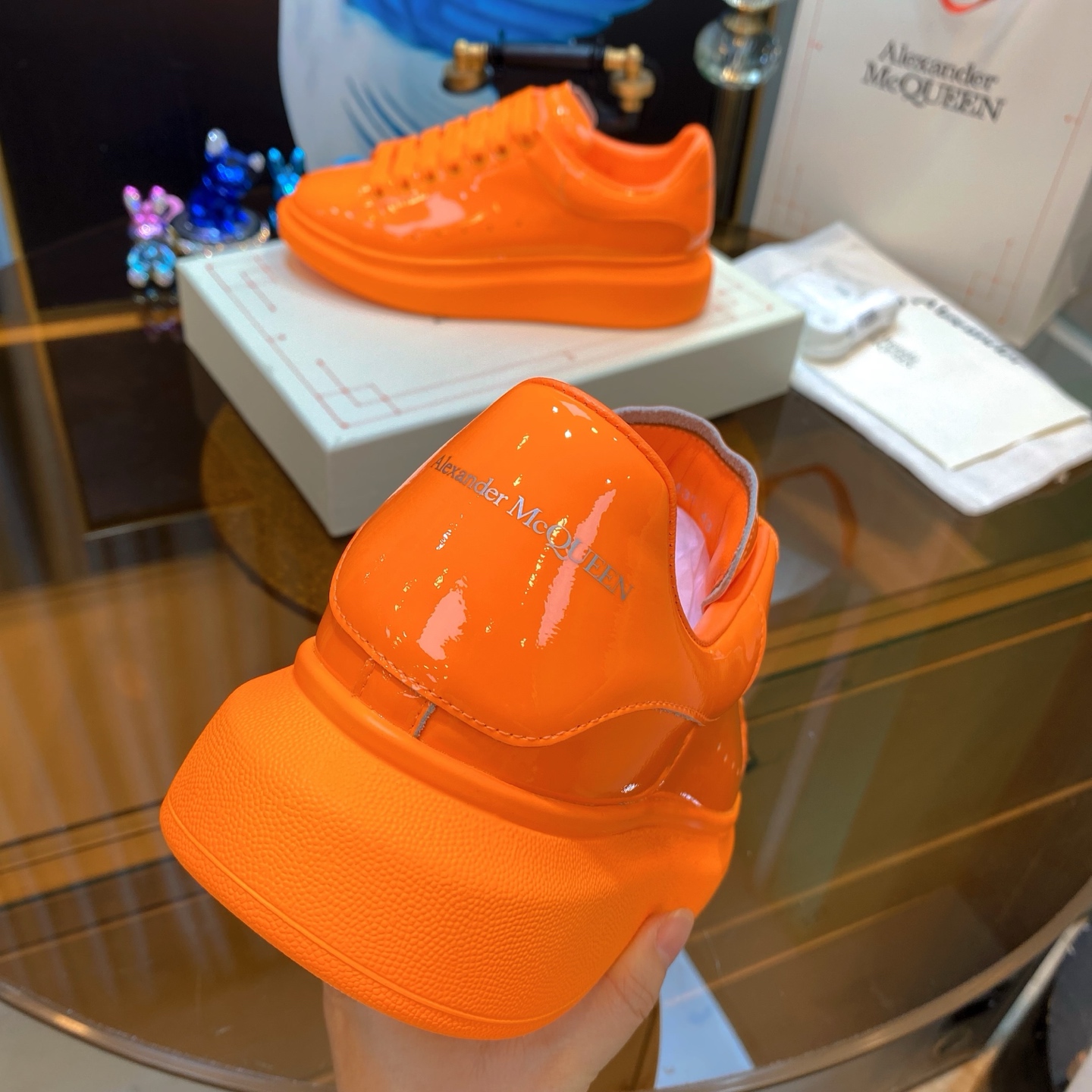 McQueen Chunky Sneaker Orange