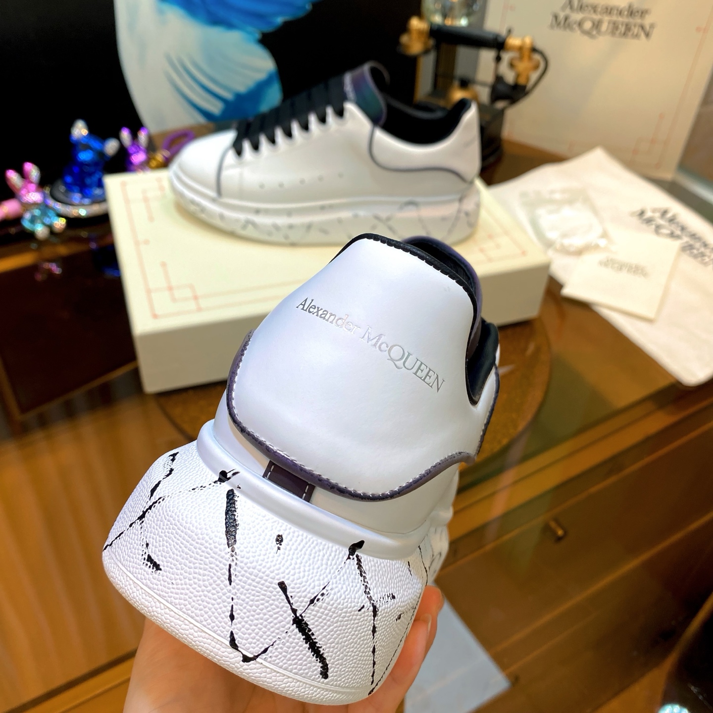 McQueen Chunky Sneakers White