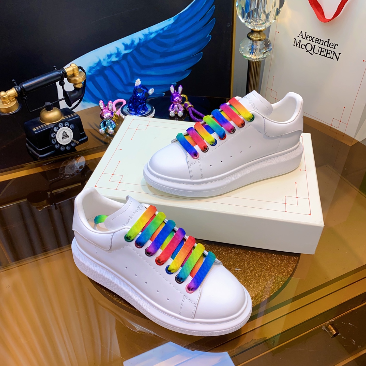 McQueen Sneakers White Multi