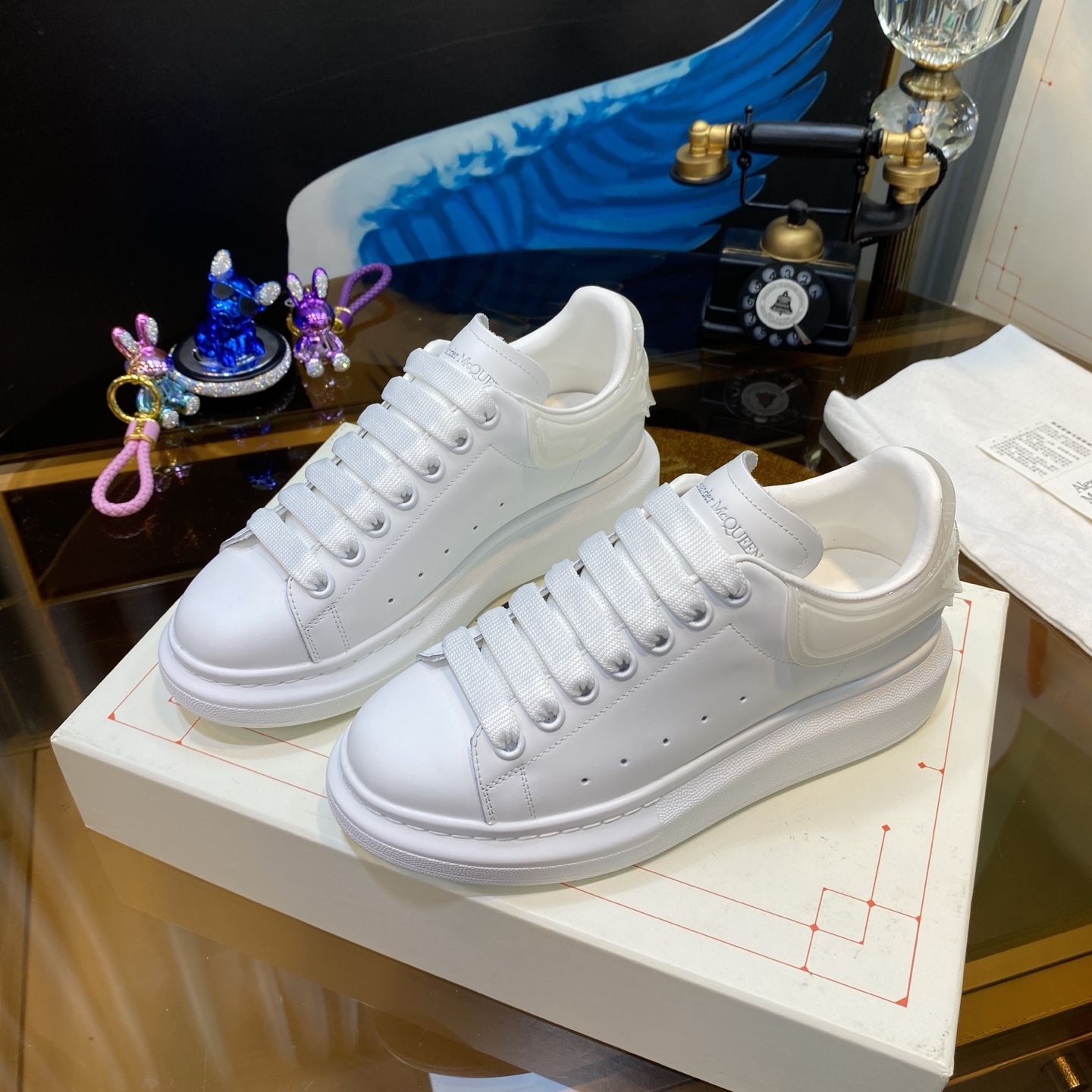 McQueen Oversole Sneaker White