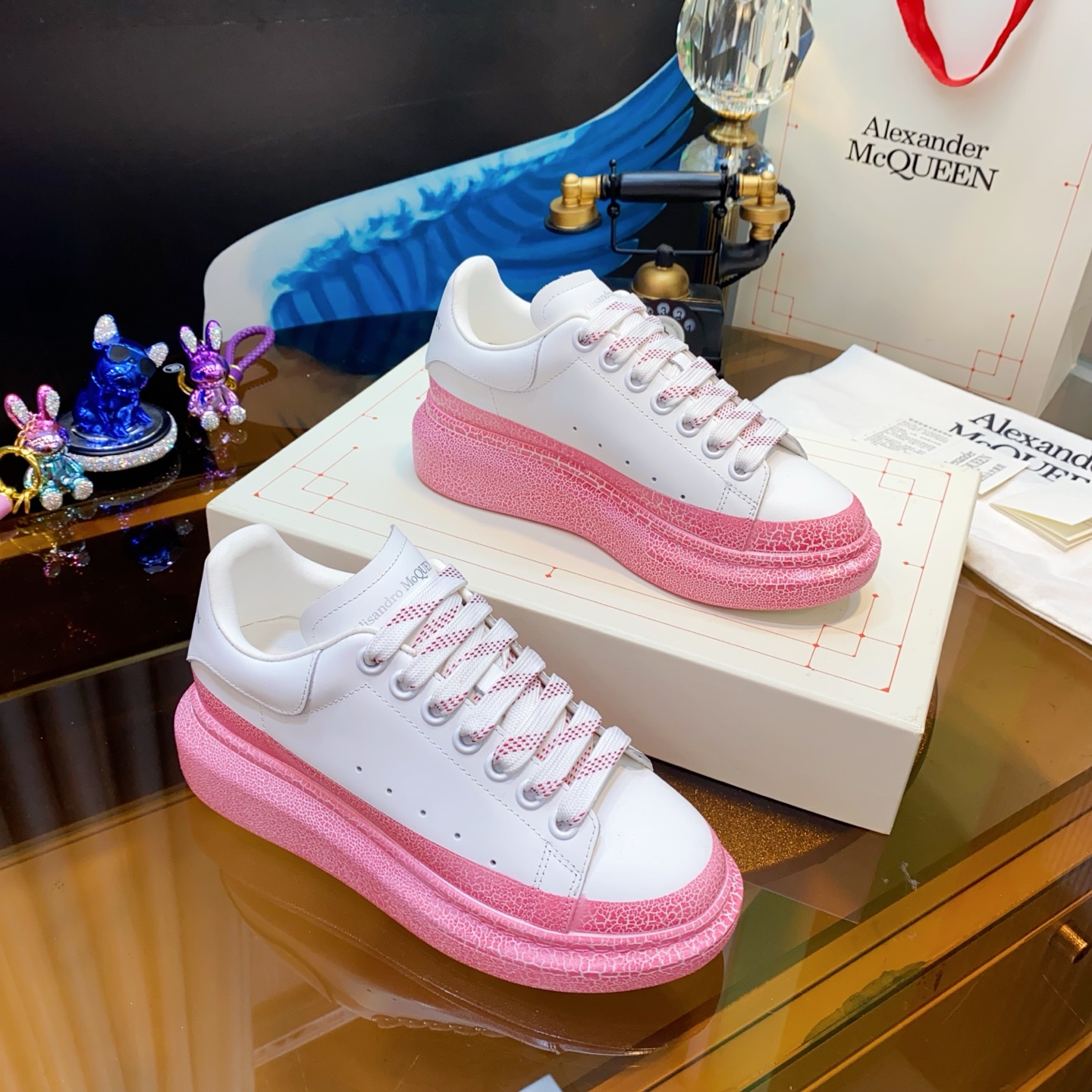 McQueen Platform Sneaker Pink