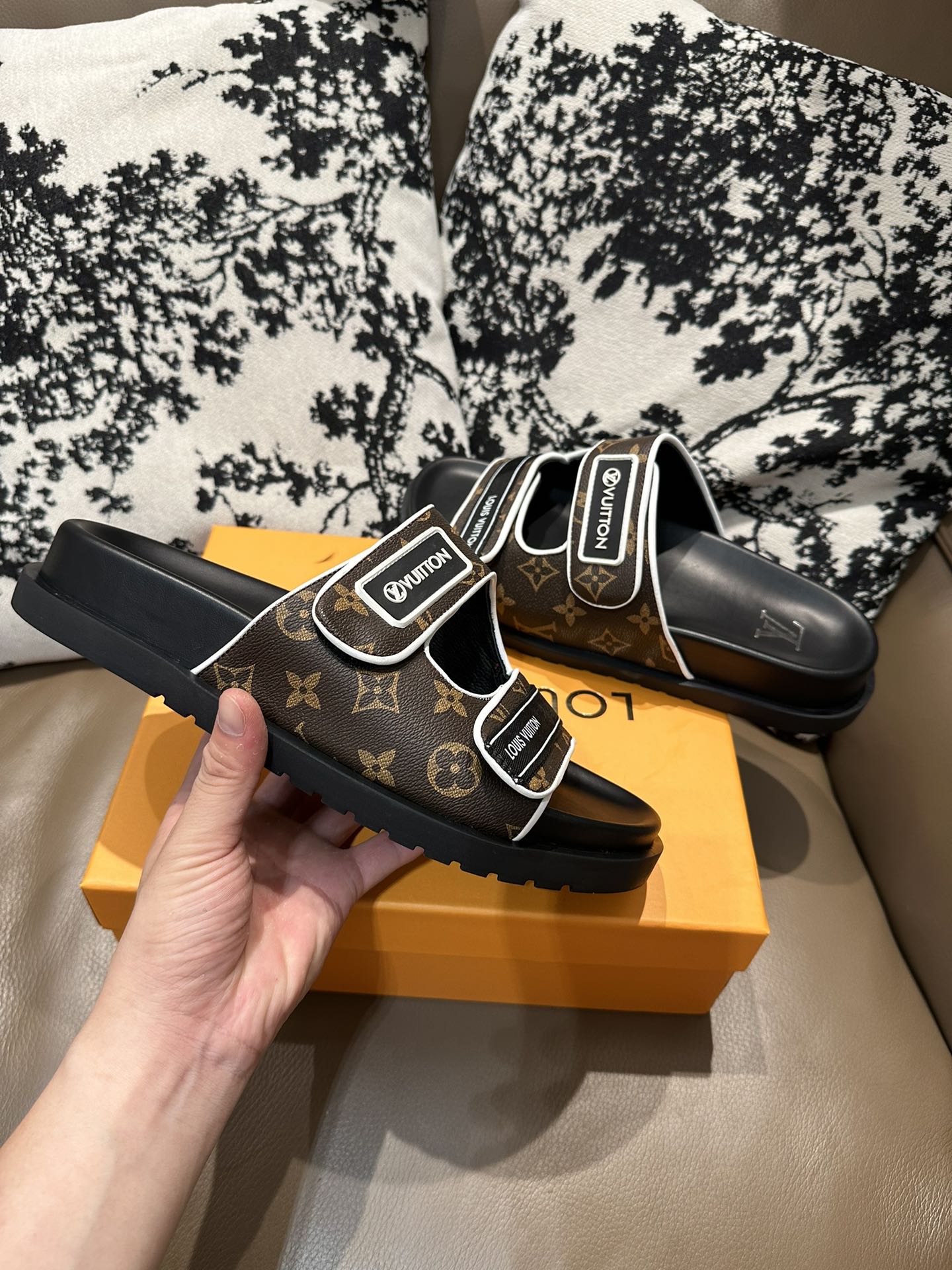 Louis Vuitton Slide Brown