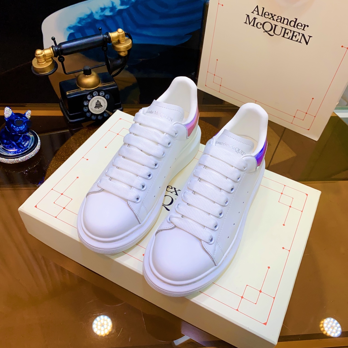 McQueen Sneaker White Multi