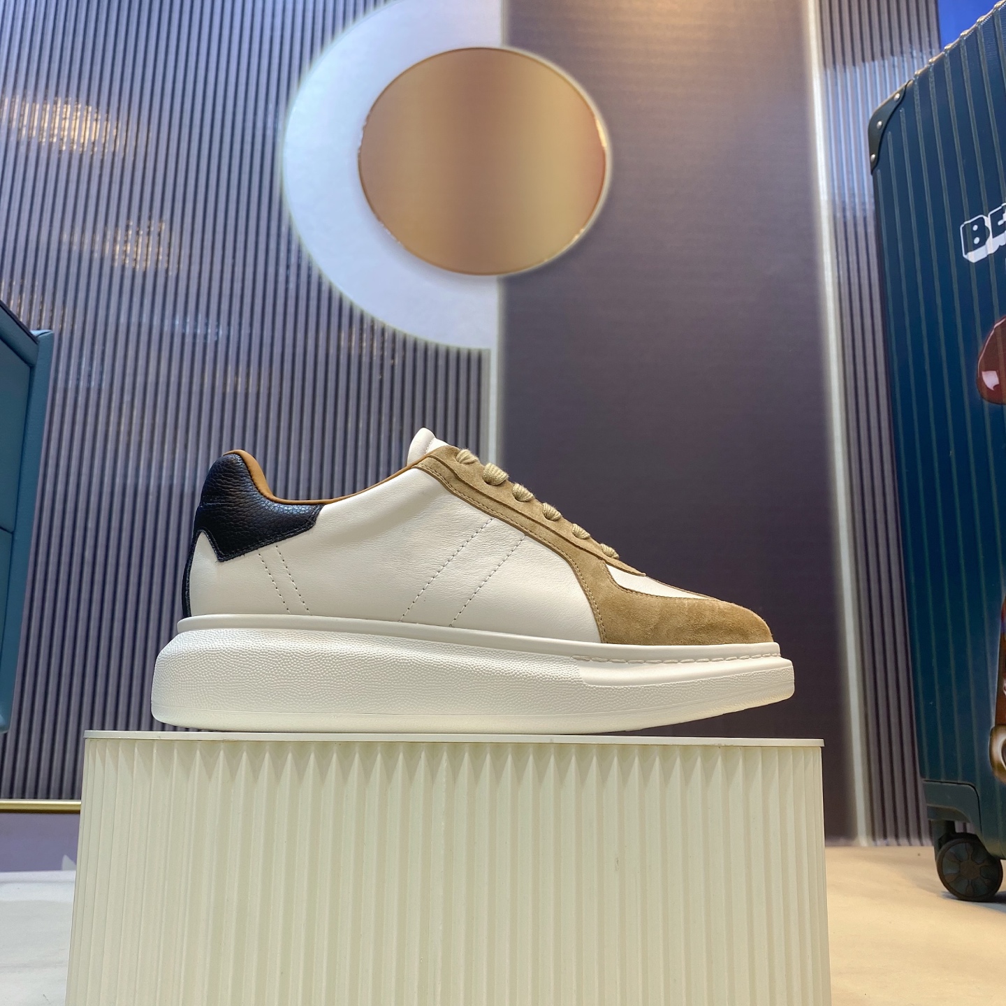 McQueen Oversized Sneaker Tan