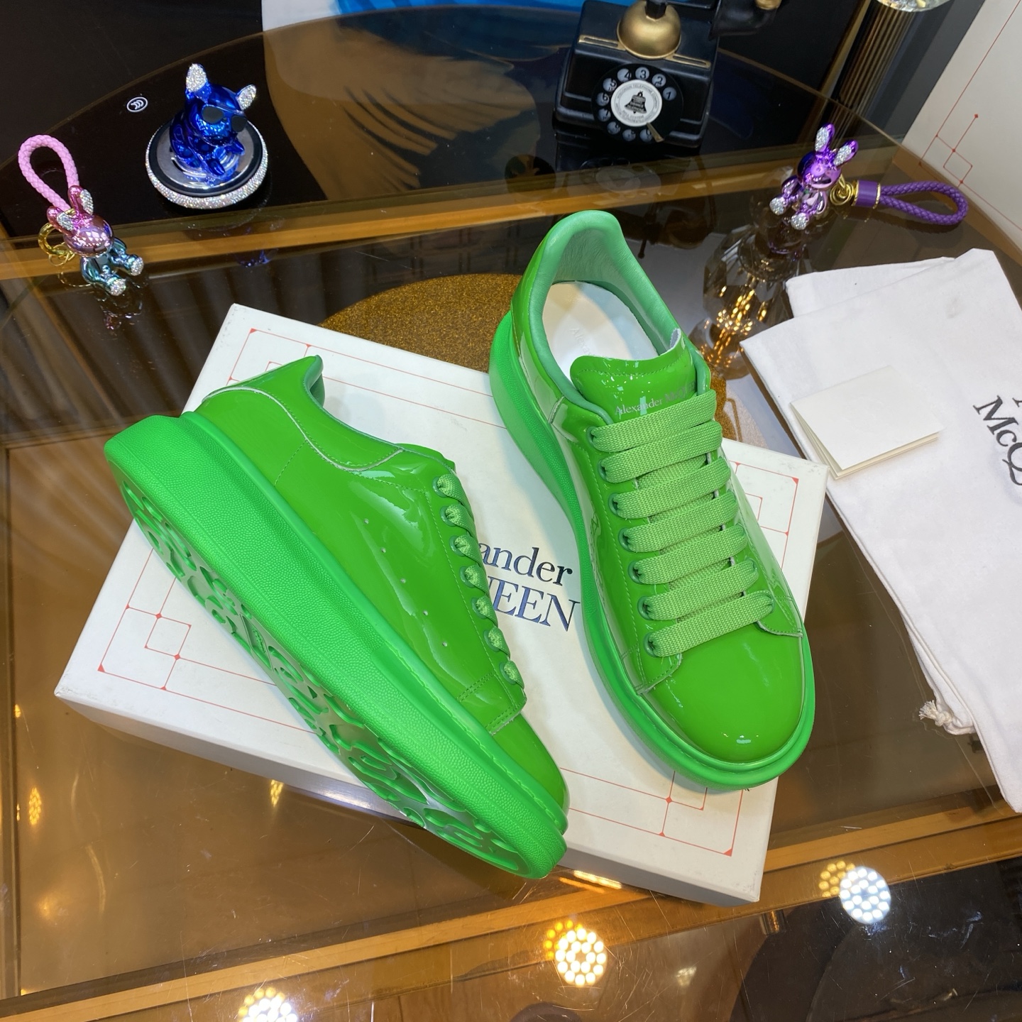 McQueen Platform Sneaker Green
