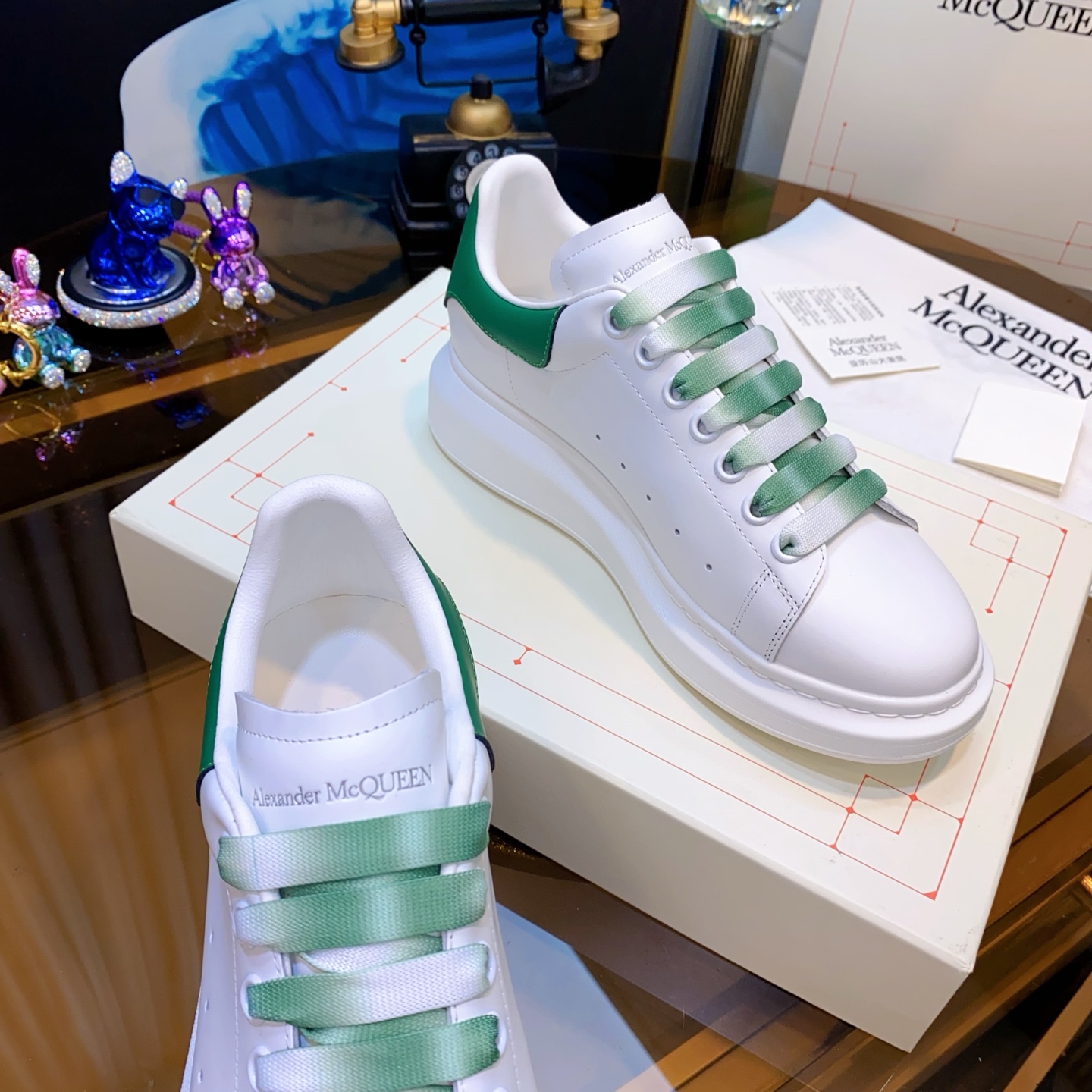 McQueen Platform Sneaker Green