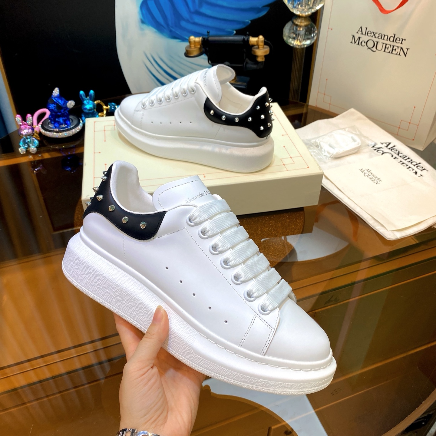 Alexander McQueen Stud White