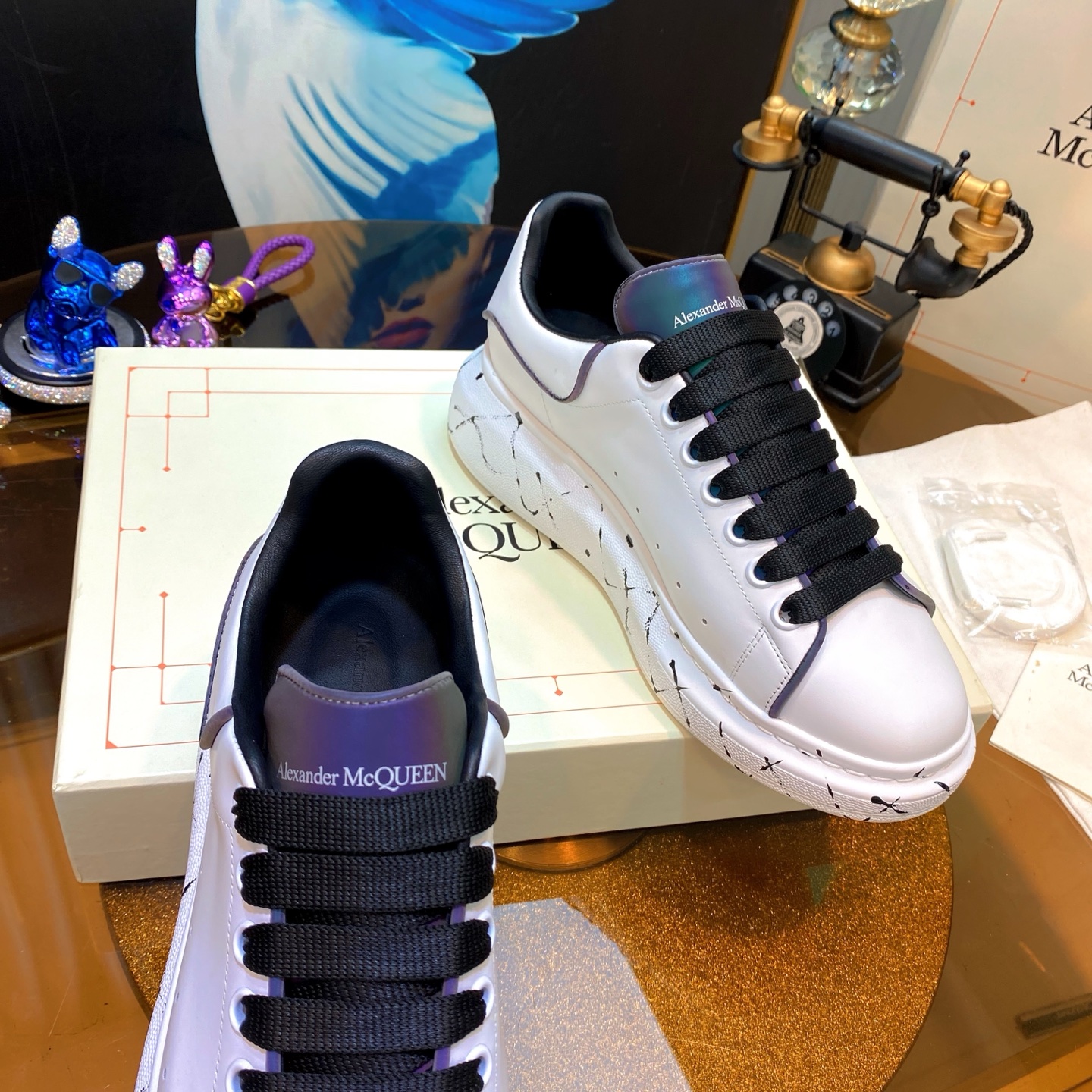 McQueen Chunky Sneakers White