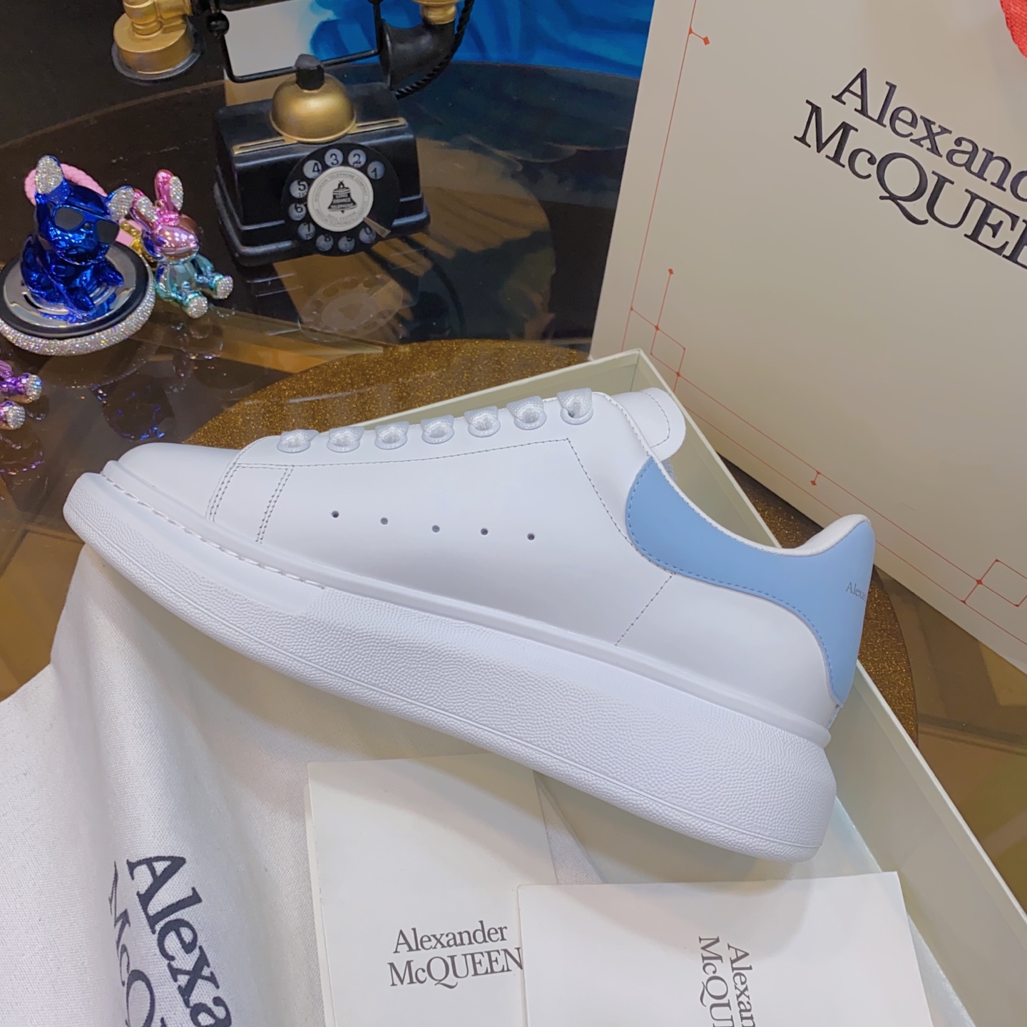 McQueen Sneaker White Blue
