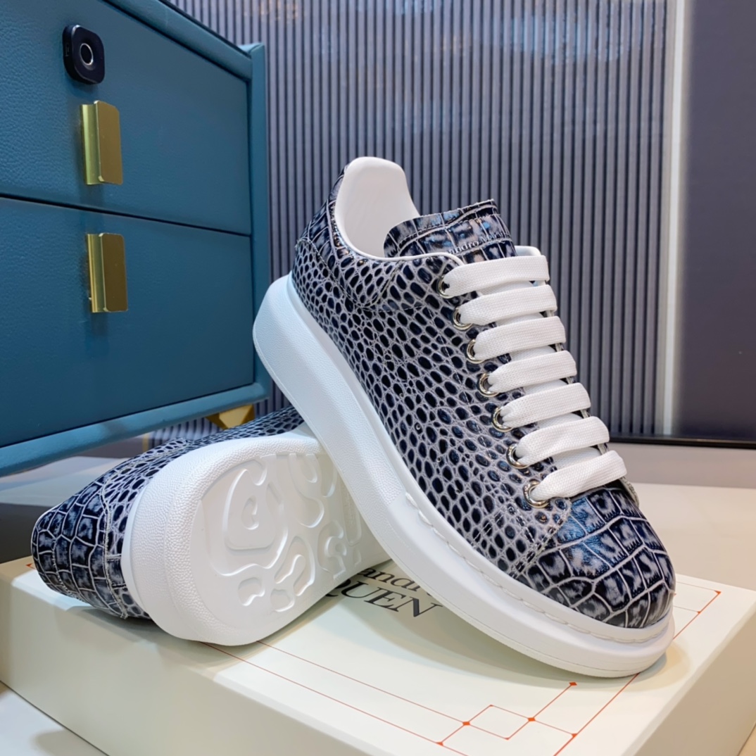 McQueen Croc Sneakers Blue