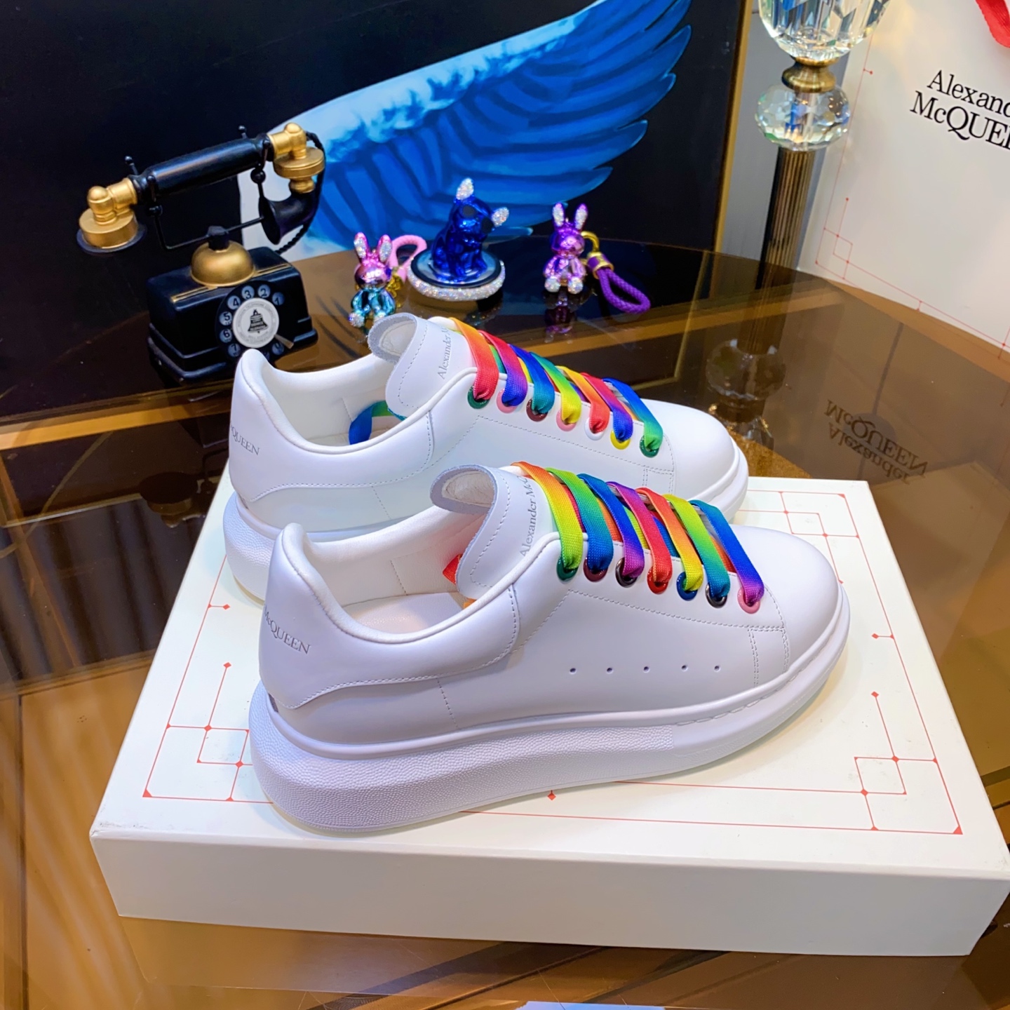 McQueen Sneakers White Multi