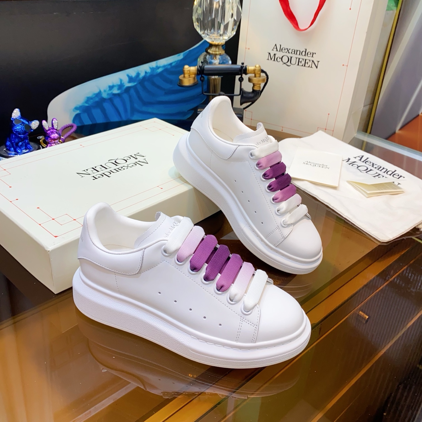 McQueen Platform Sneaker White