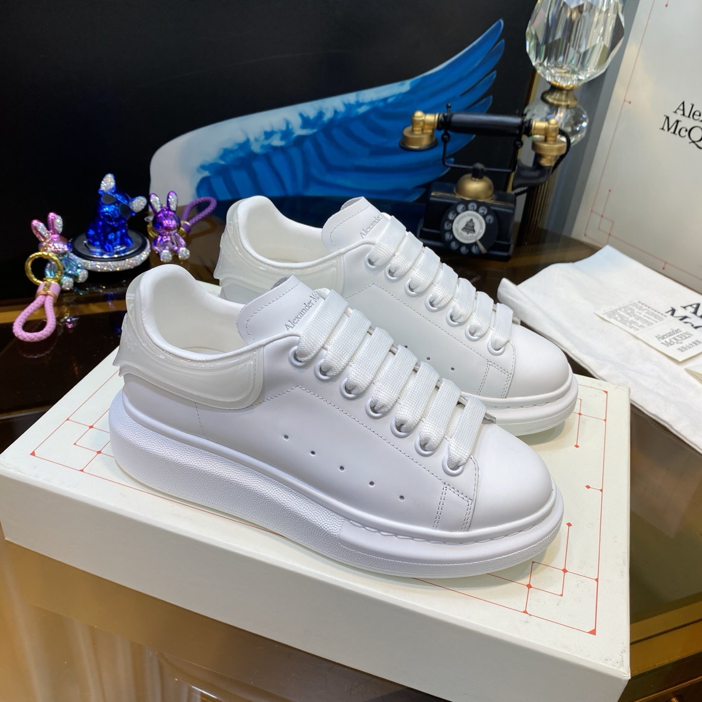 McQueen Oversole Sneaker White