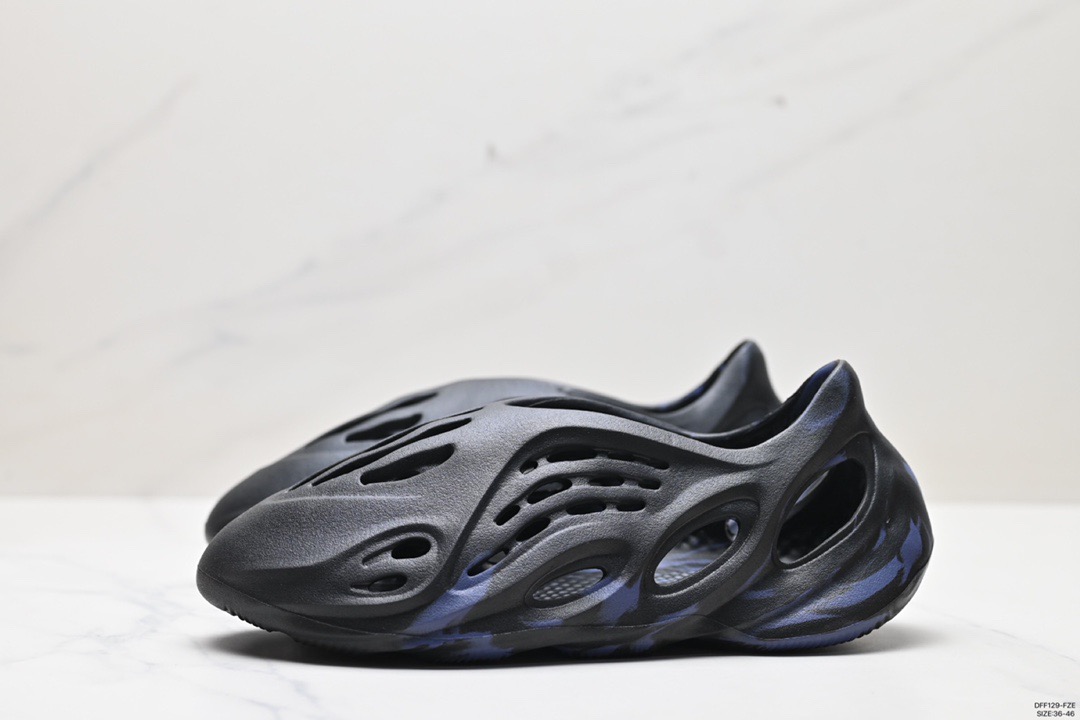 Adidas Foam Runner Black Blue