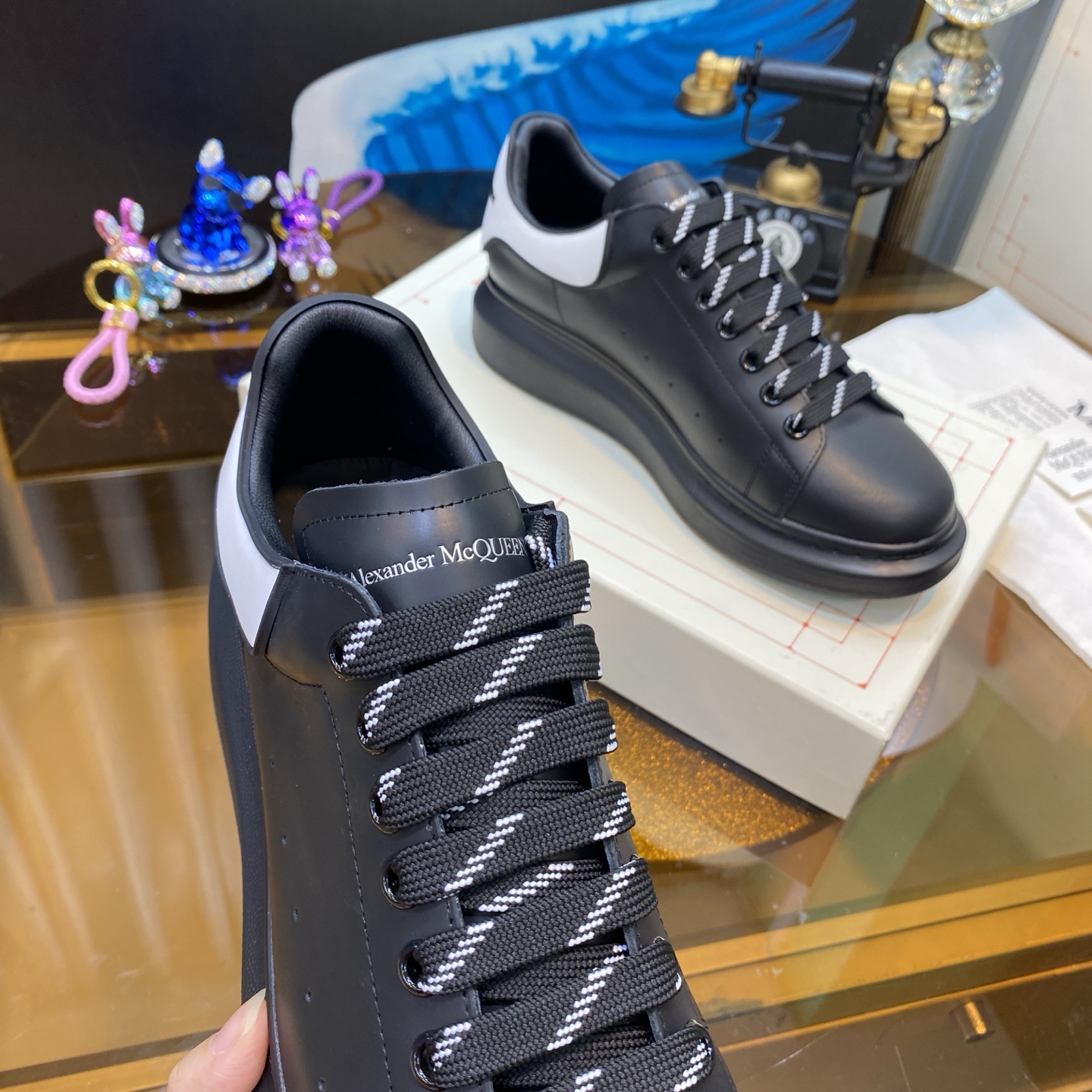 McQueen Chunky Sneaker Black