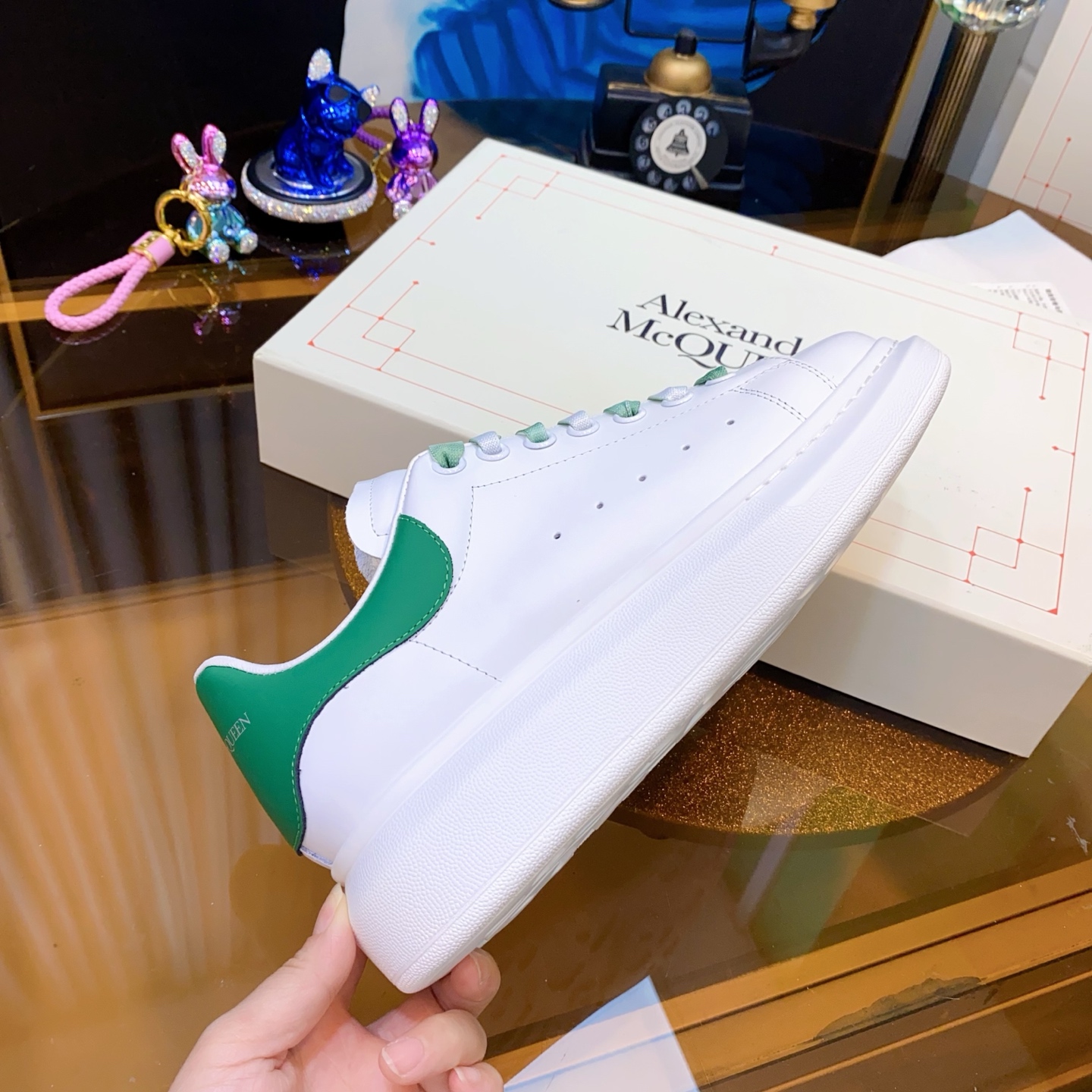 McQueen Platform Sneaker Green