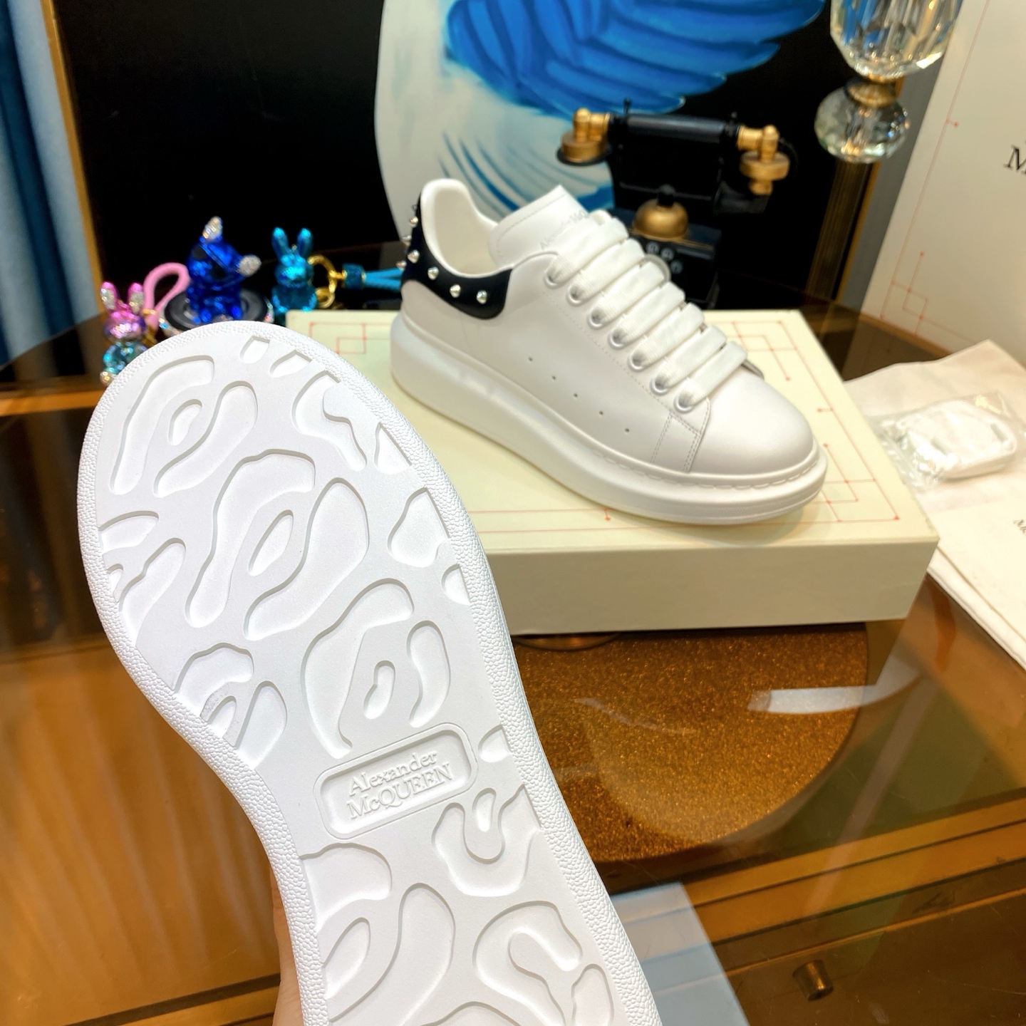 Alexander McQueen Stud White