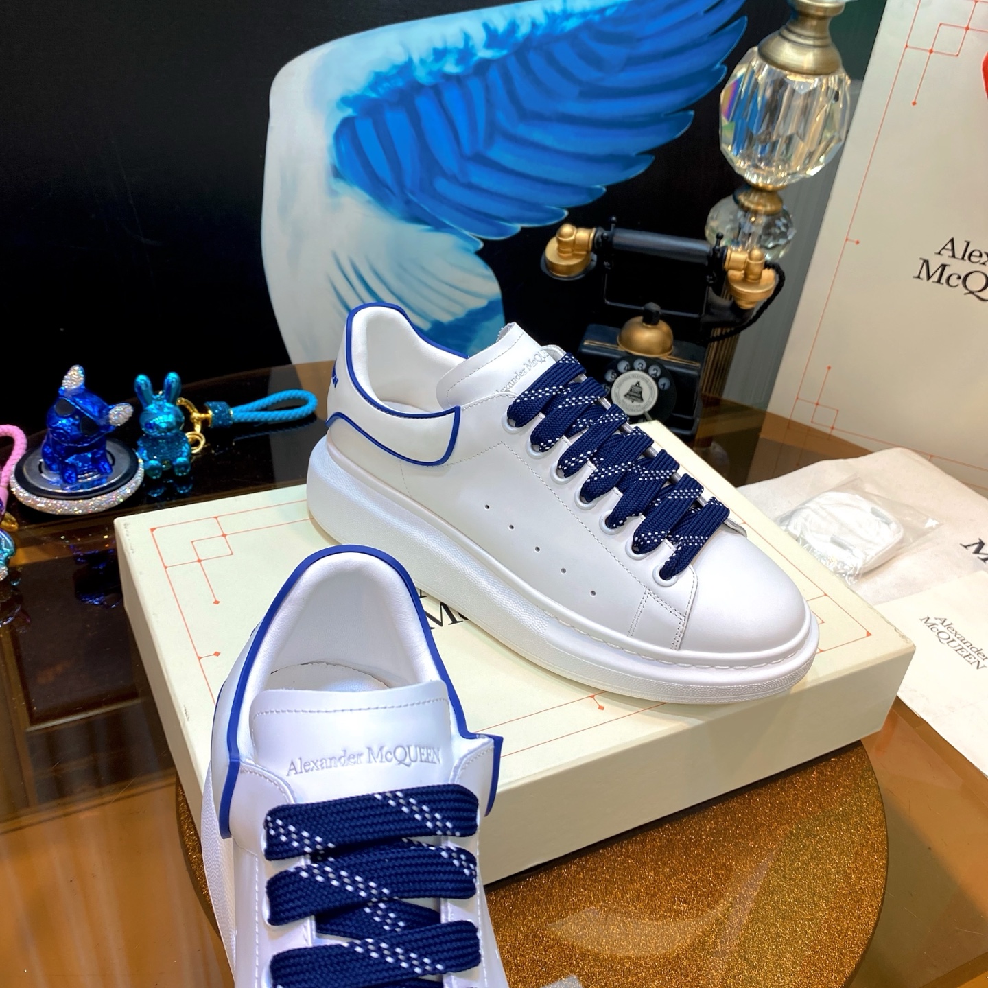 McQueen Sneakers White/Navy