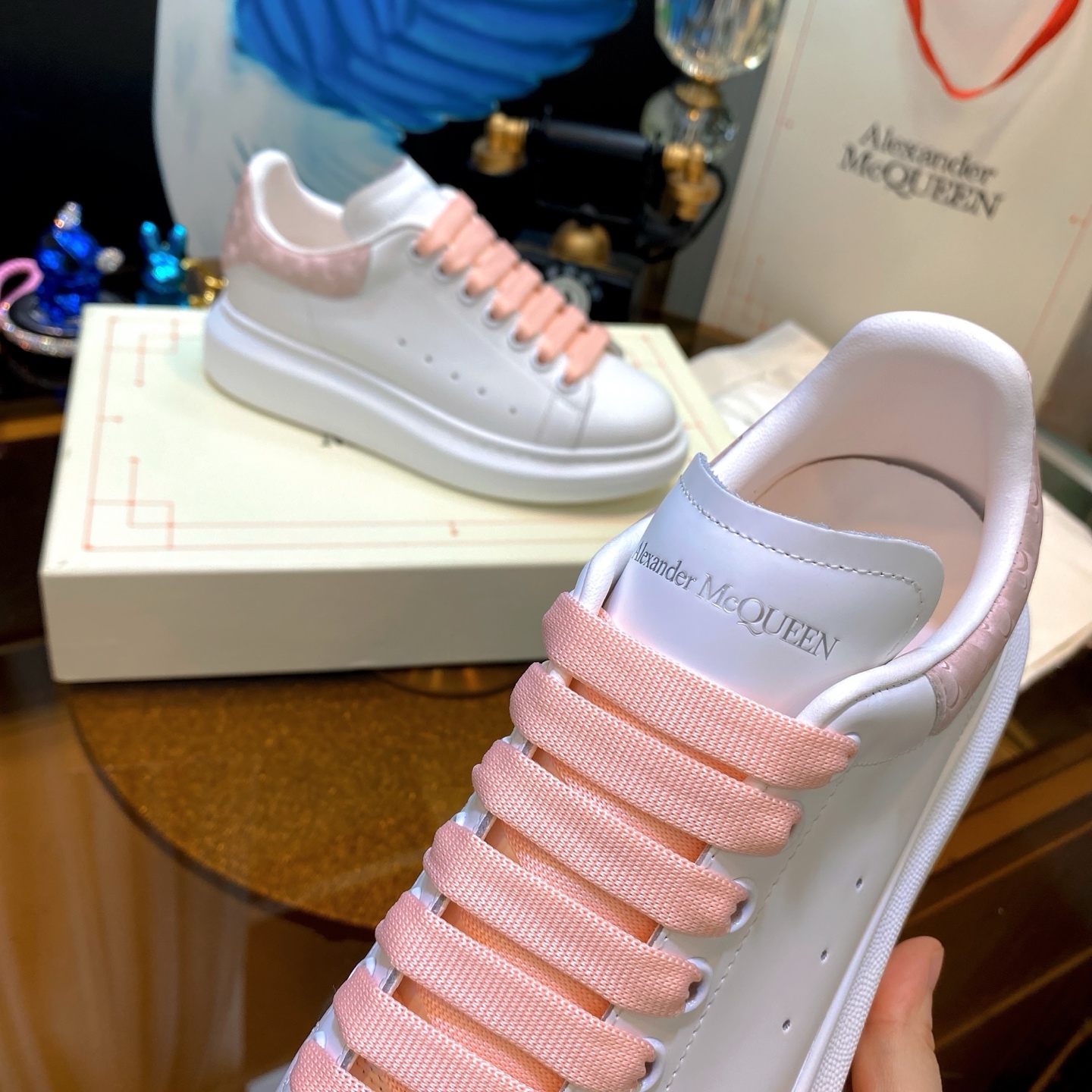 McQueen Sneaker White Pink