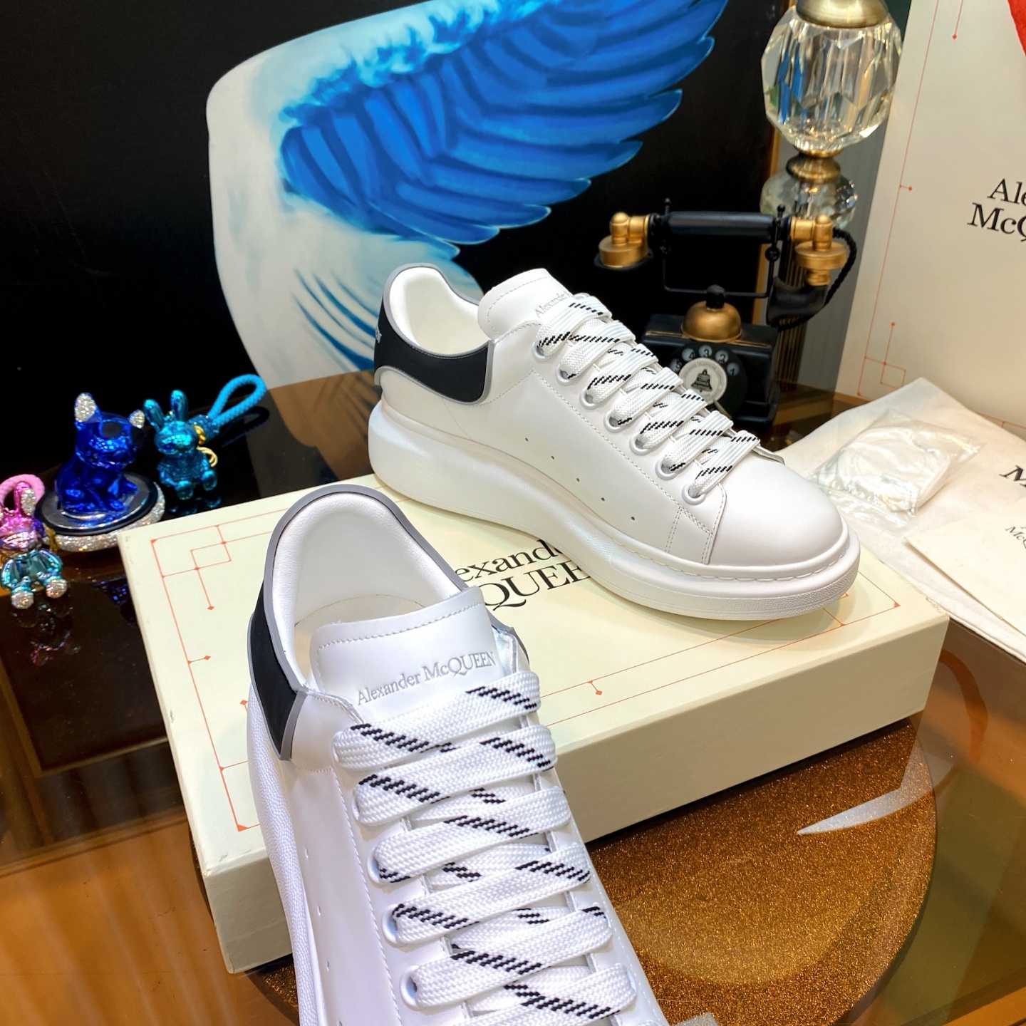 McQueen Platform Shoes White
