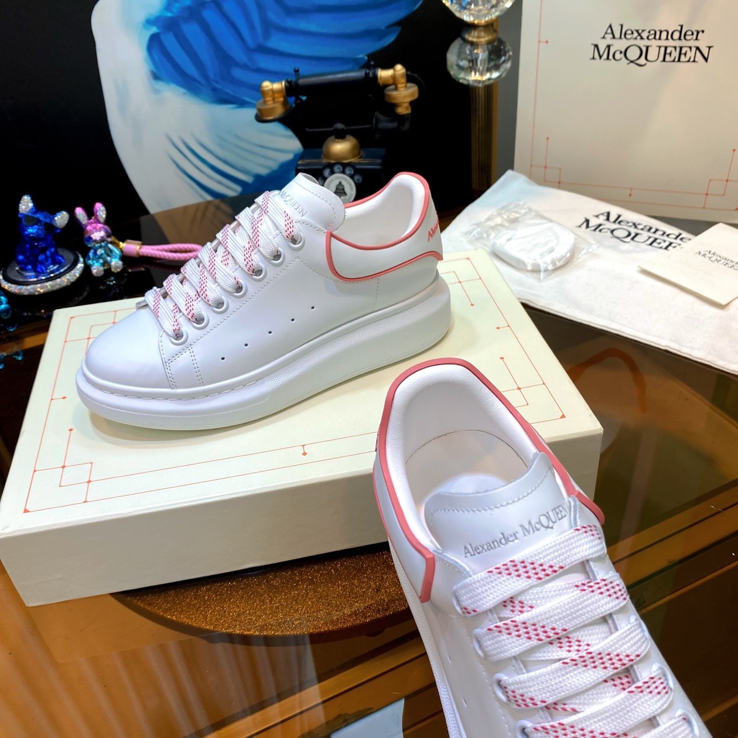 McQueen Platform Shoes White