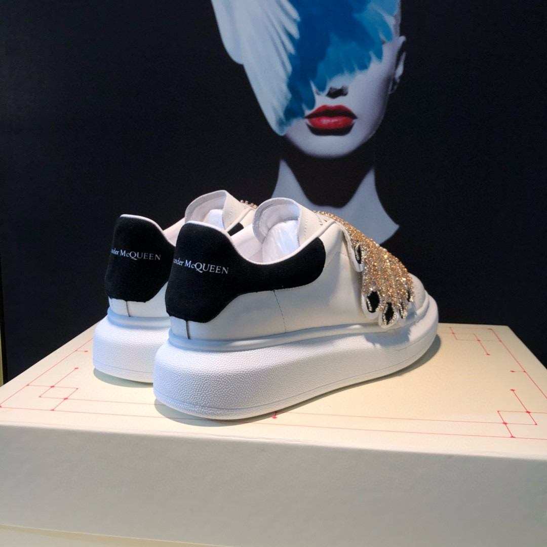 McQueen Crystal Sneakers White