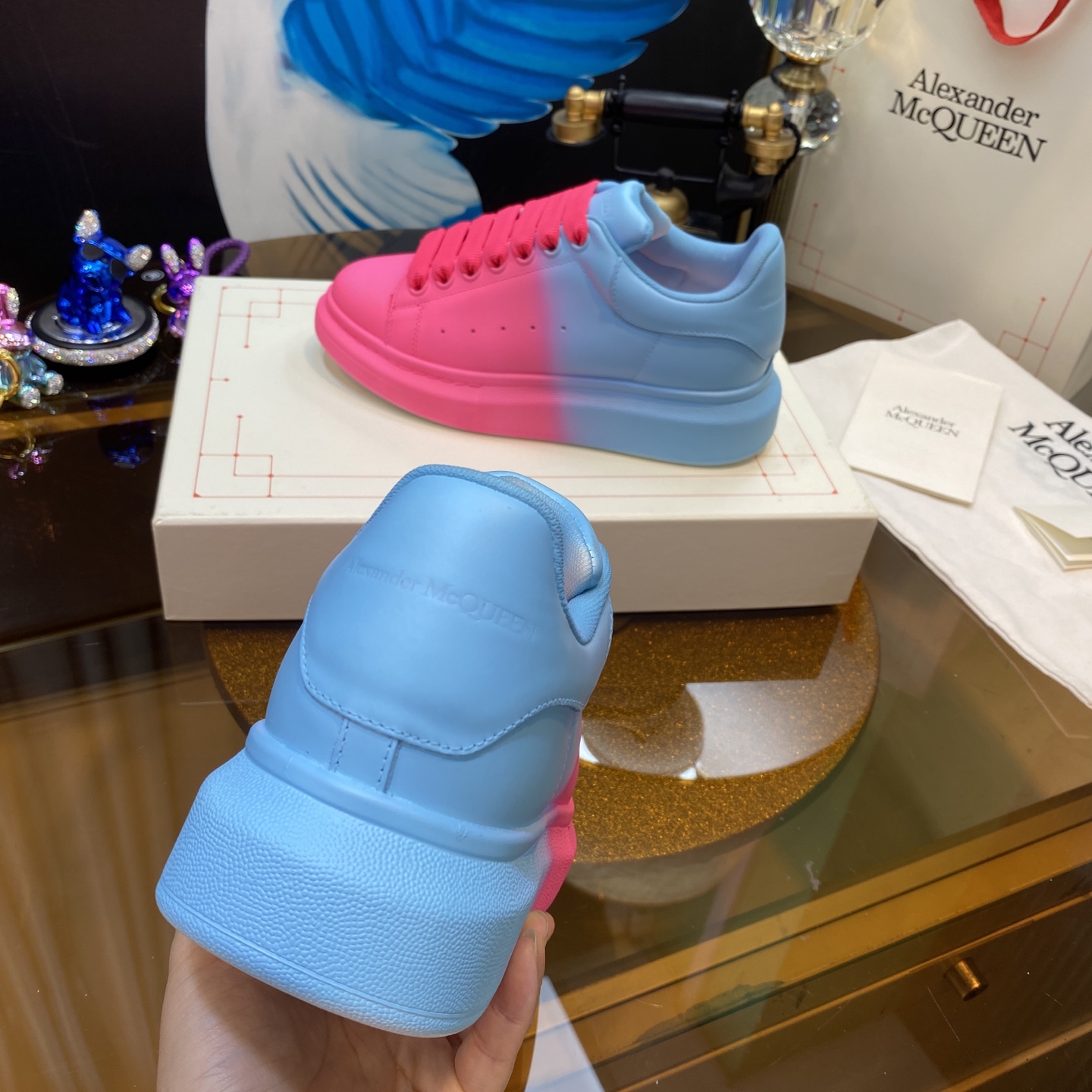 McQueen Sneaker Pink Blue