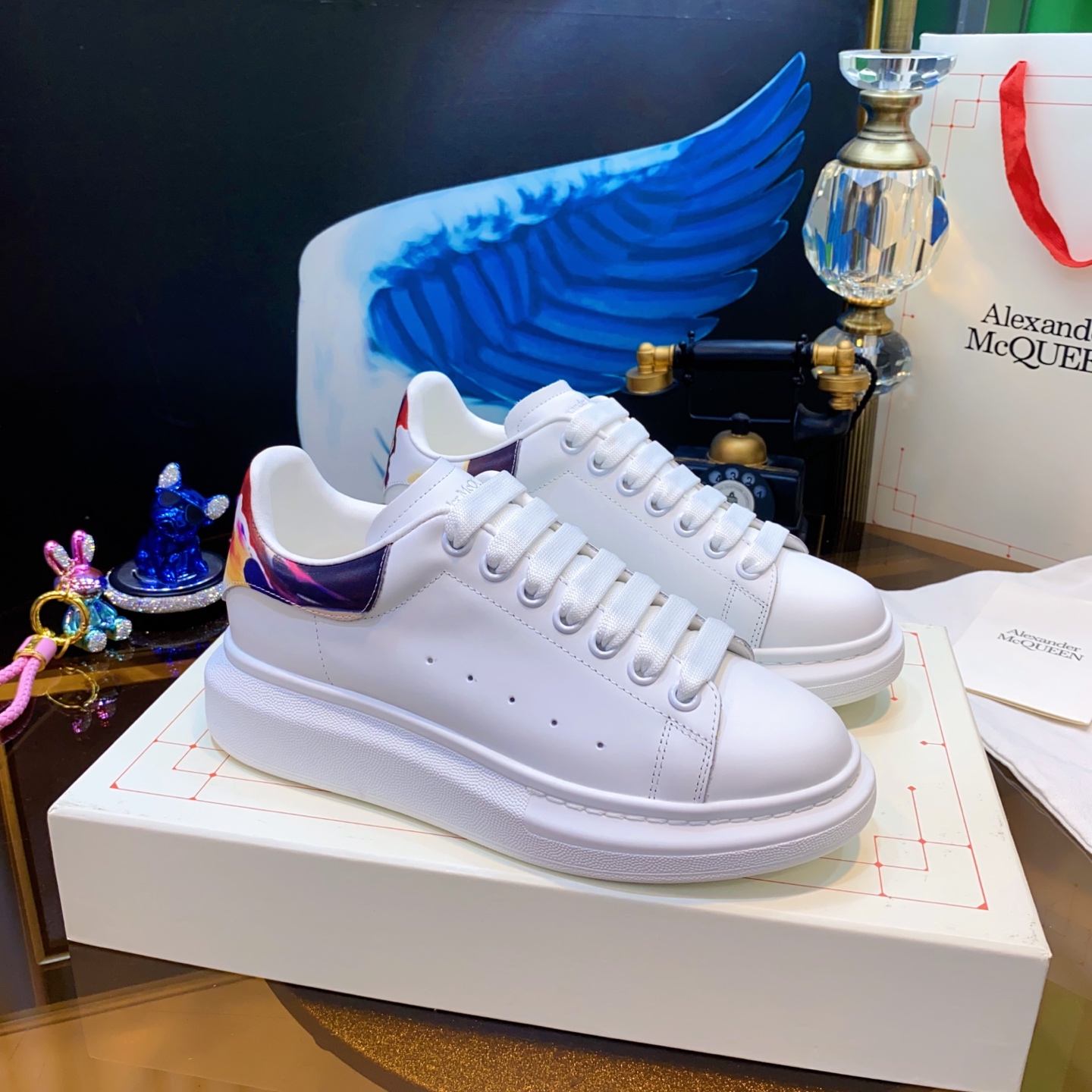 McQueen Low Top Sneaker White