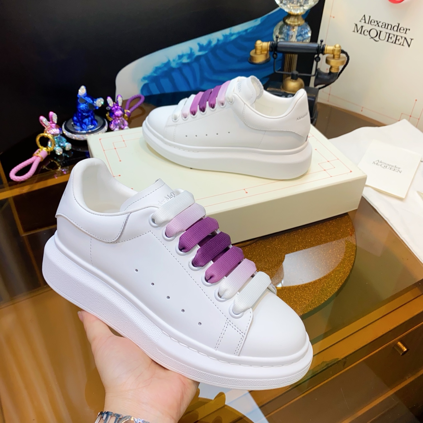 McQueen Platform Sneaker White