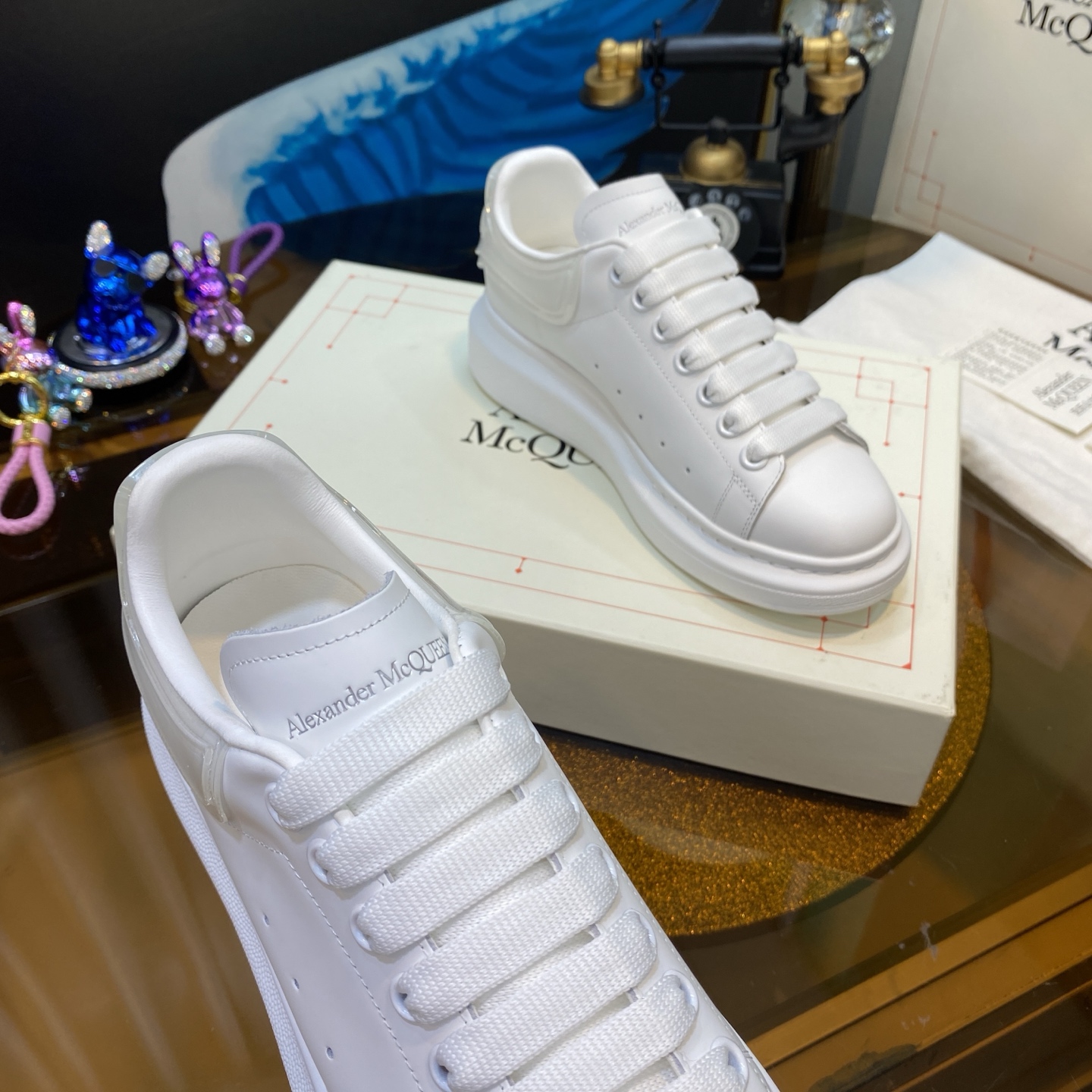 McQueen Oversole Sneaker White