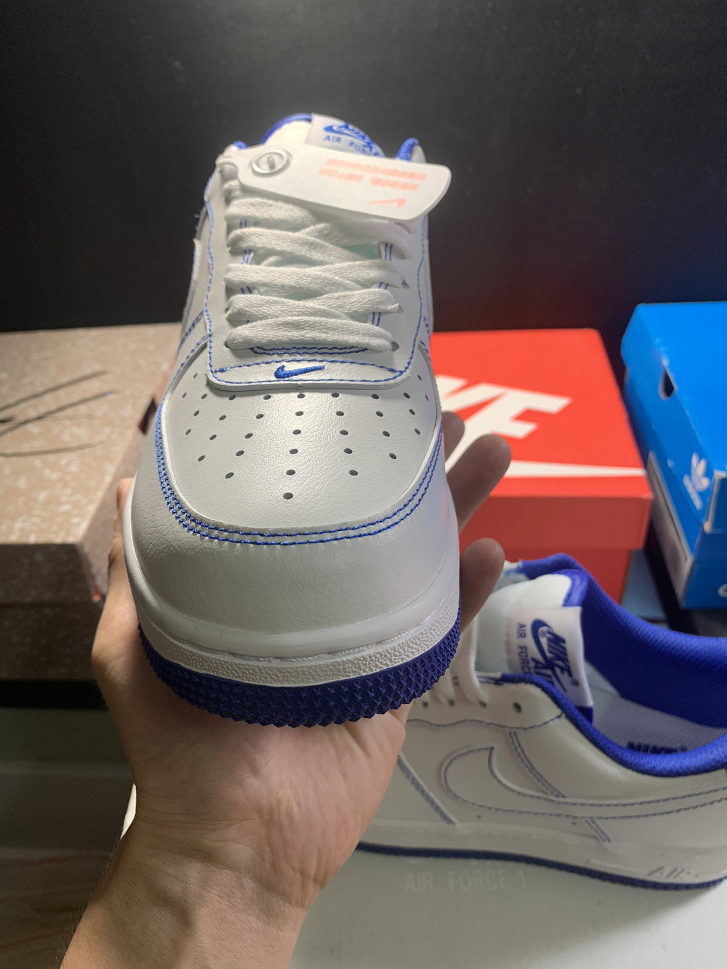 Nike AF1 Low White Blue