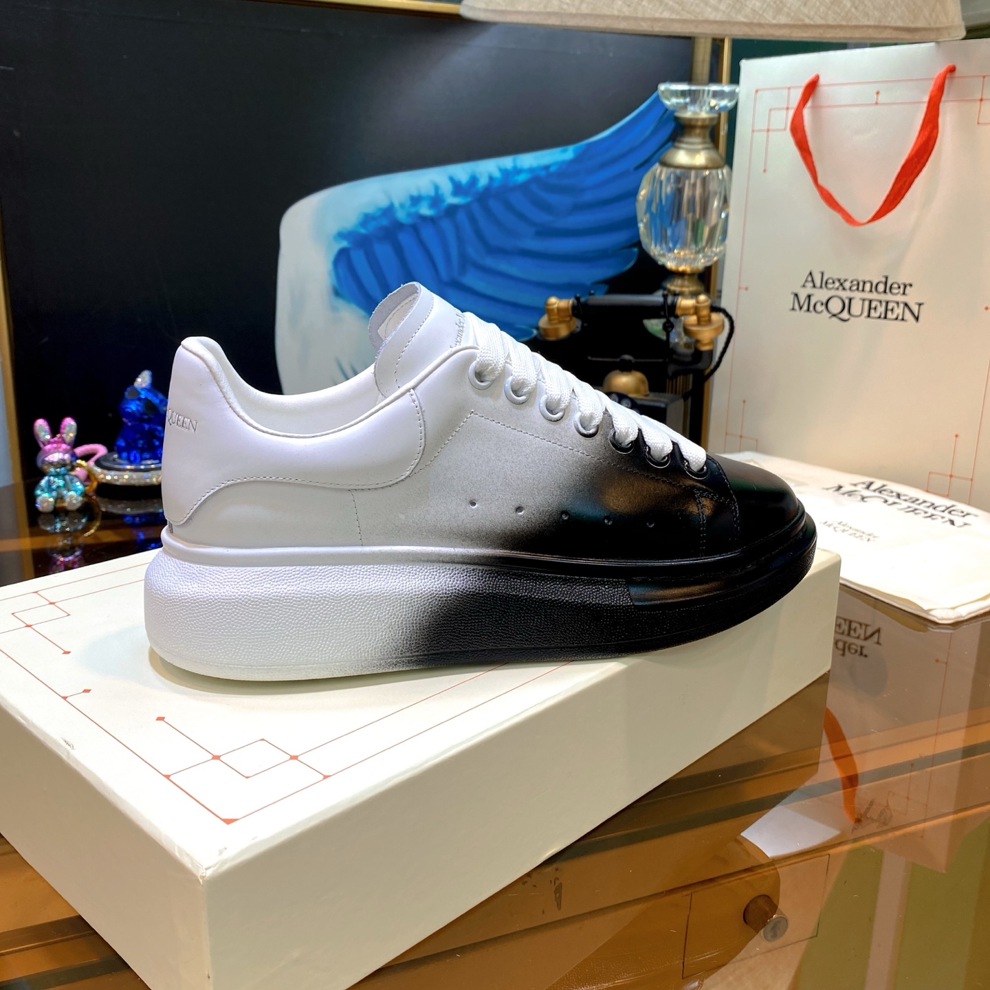 McQueen Air Sneakers B/W