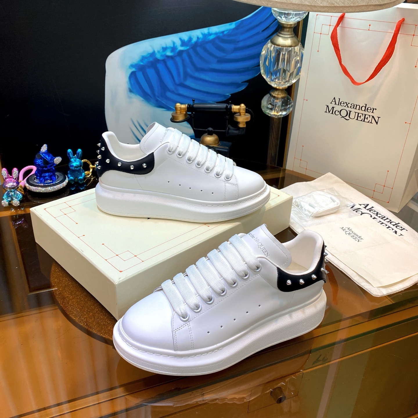 Alexander McQueen Stud White