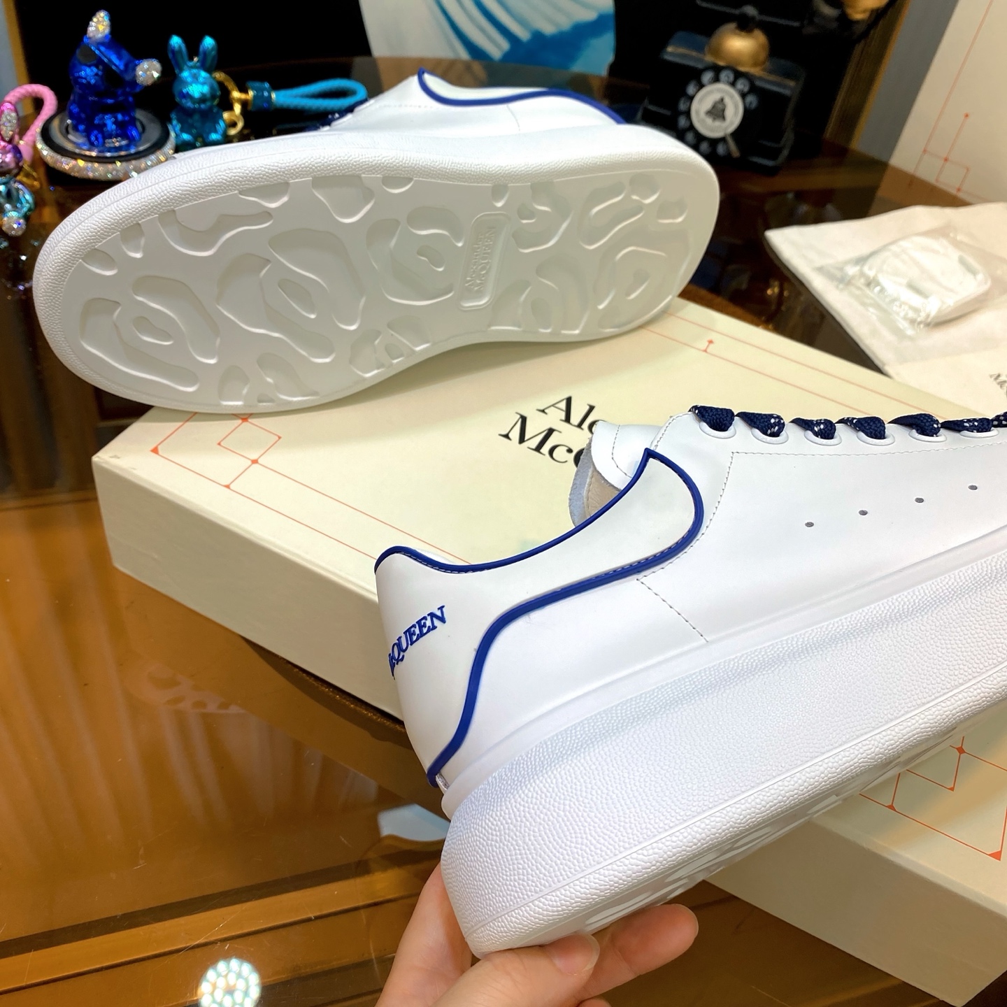 McQueen Sneakers White/Navy