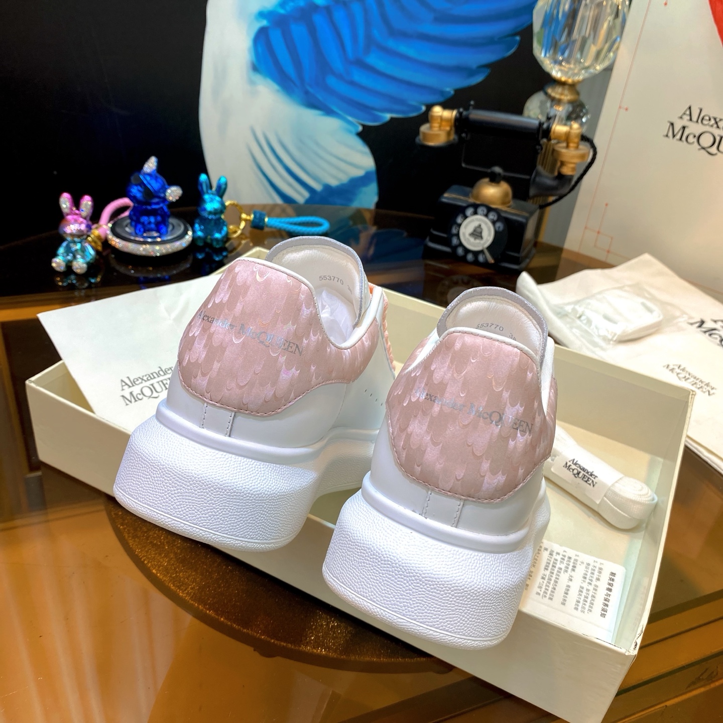 McQueen Sneaker White Pink
